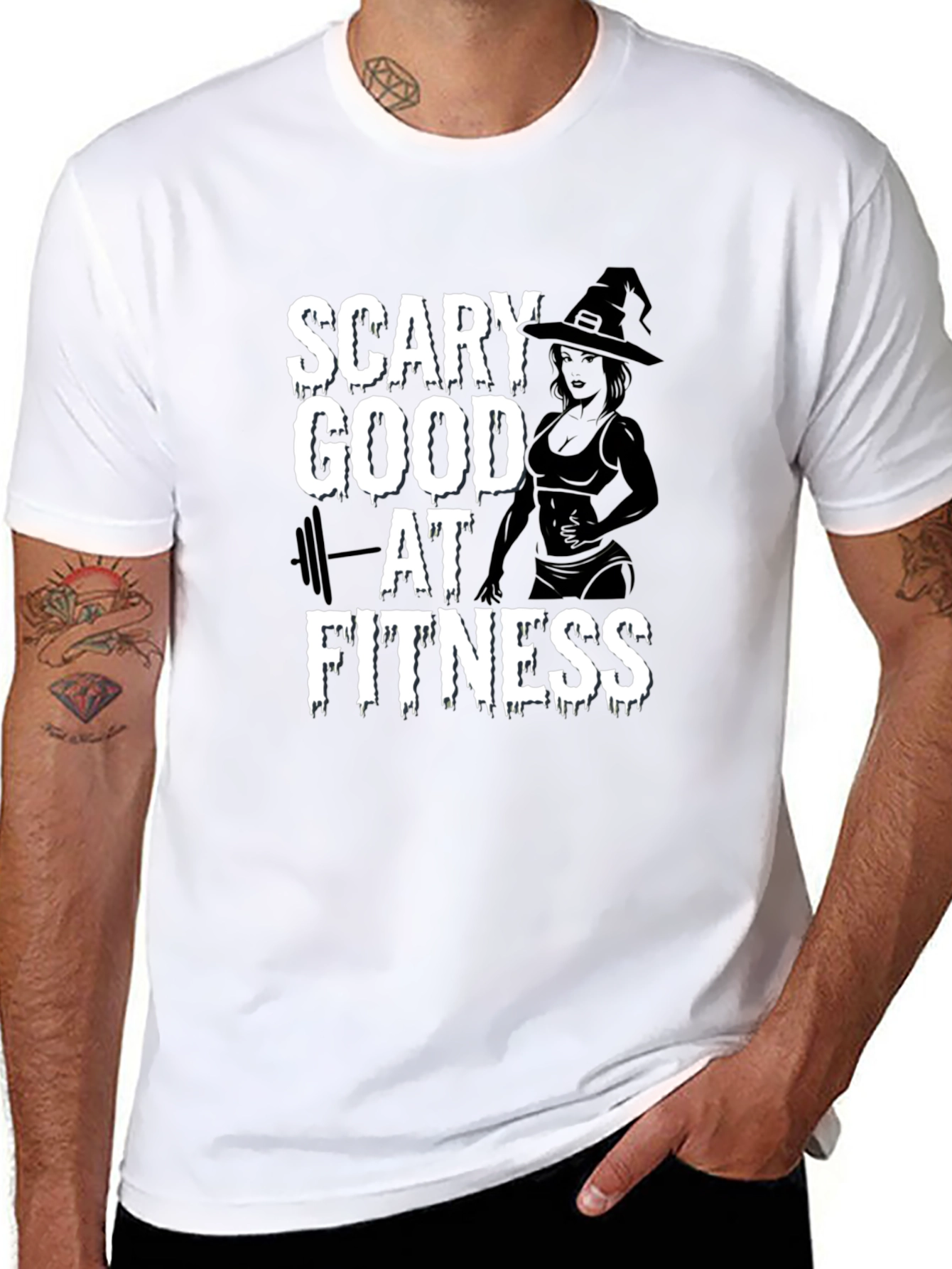 Scary Good at Fitness Halloween Workout Tee