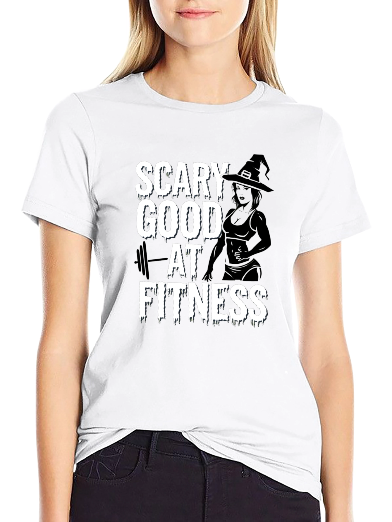Scary Good at Fitness Halloween Workout Tee