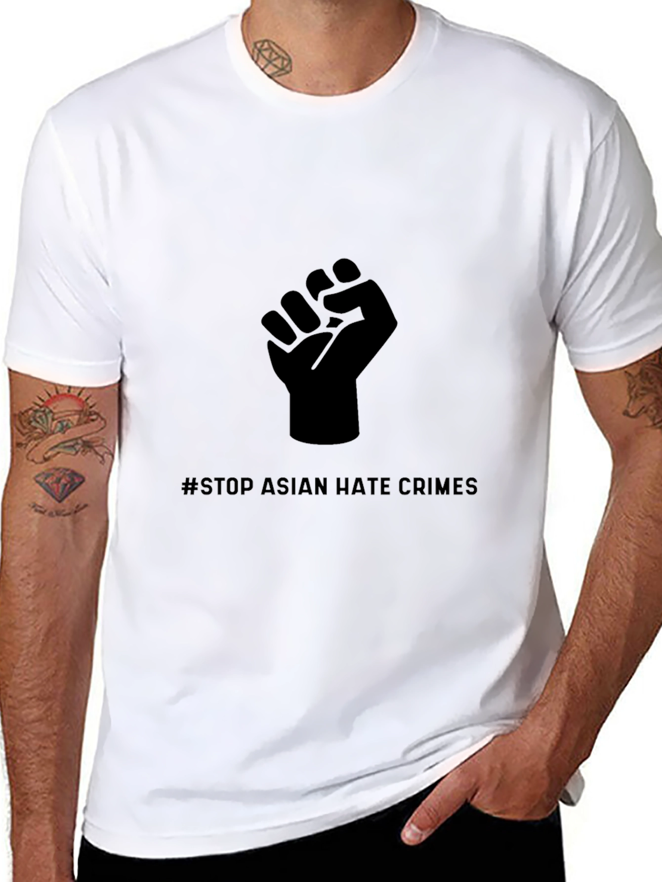 Stop Asian Hate Crimes Graphic Tee