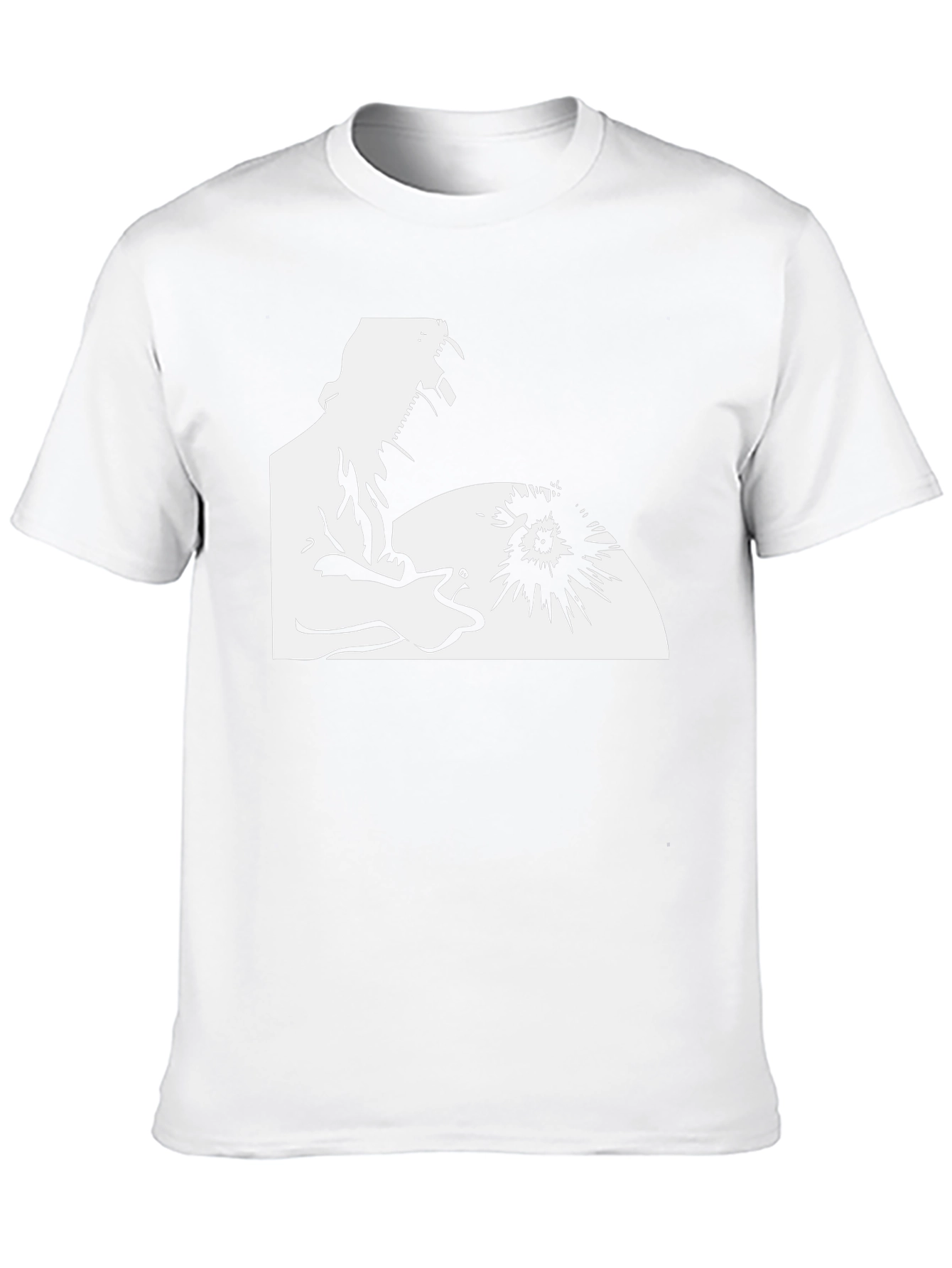 Welder Graphic Black T-Shirt