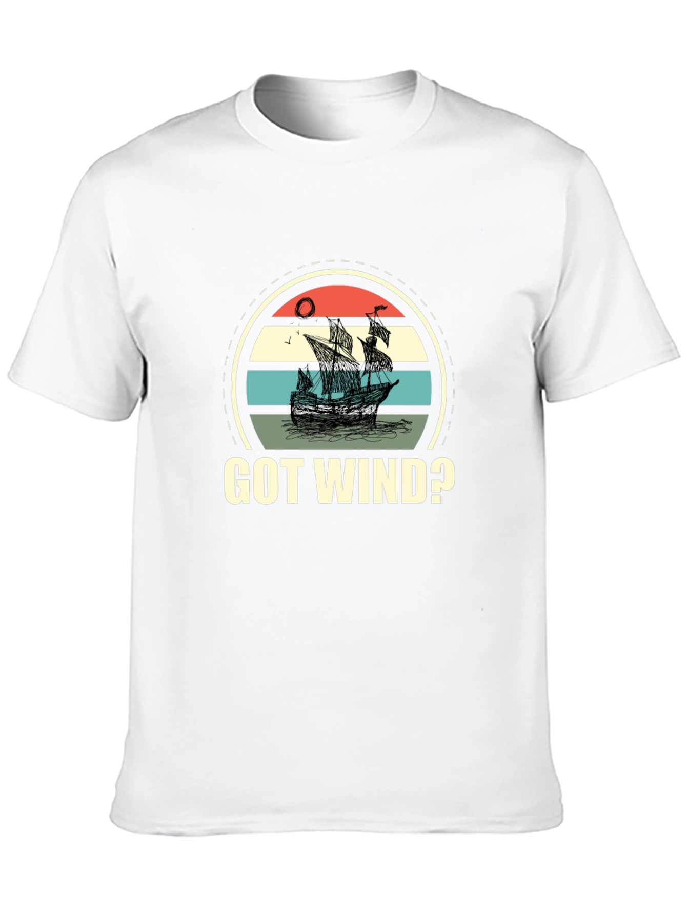 Got Wind? Ship Graphic Tee - Black