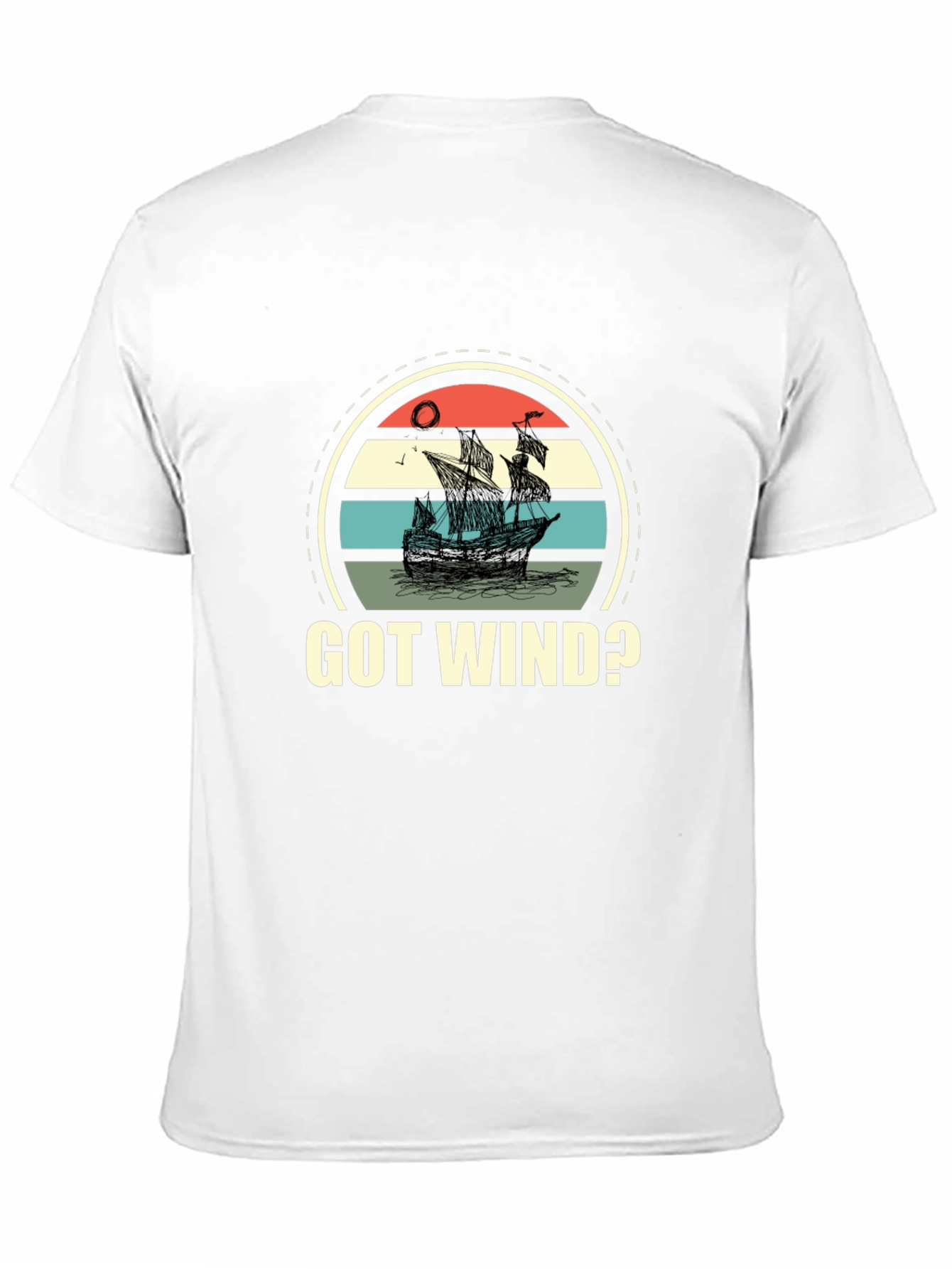 Got Wind? Ship Graphic Tee - Black