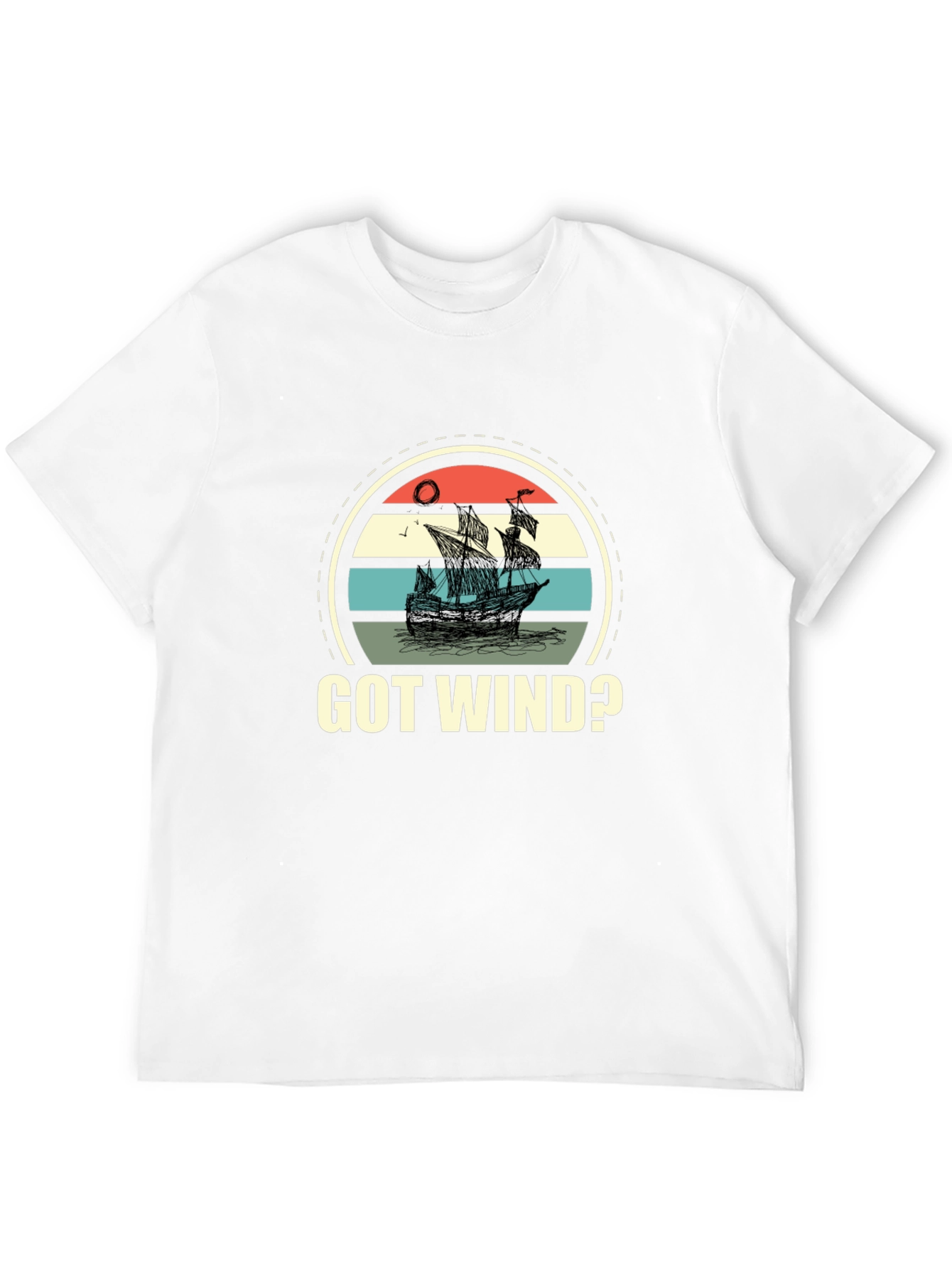 Got Wind? Ship Graphic Tee - Black