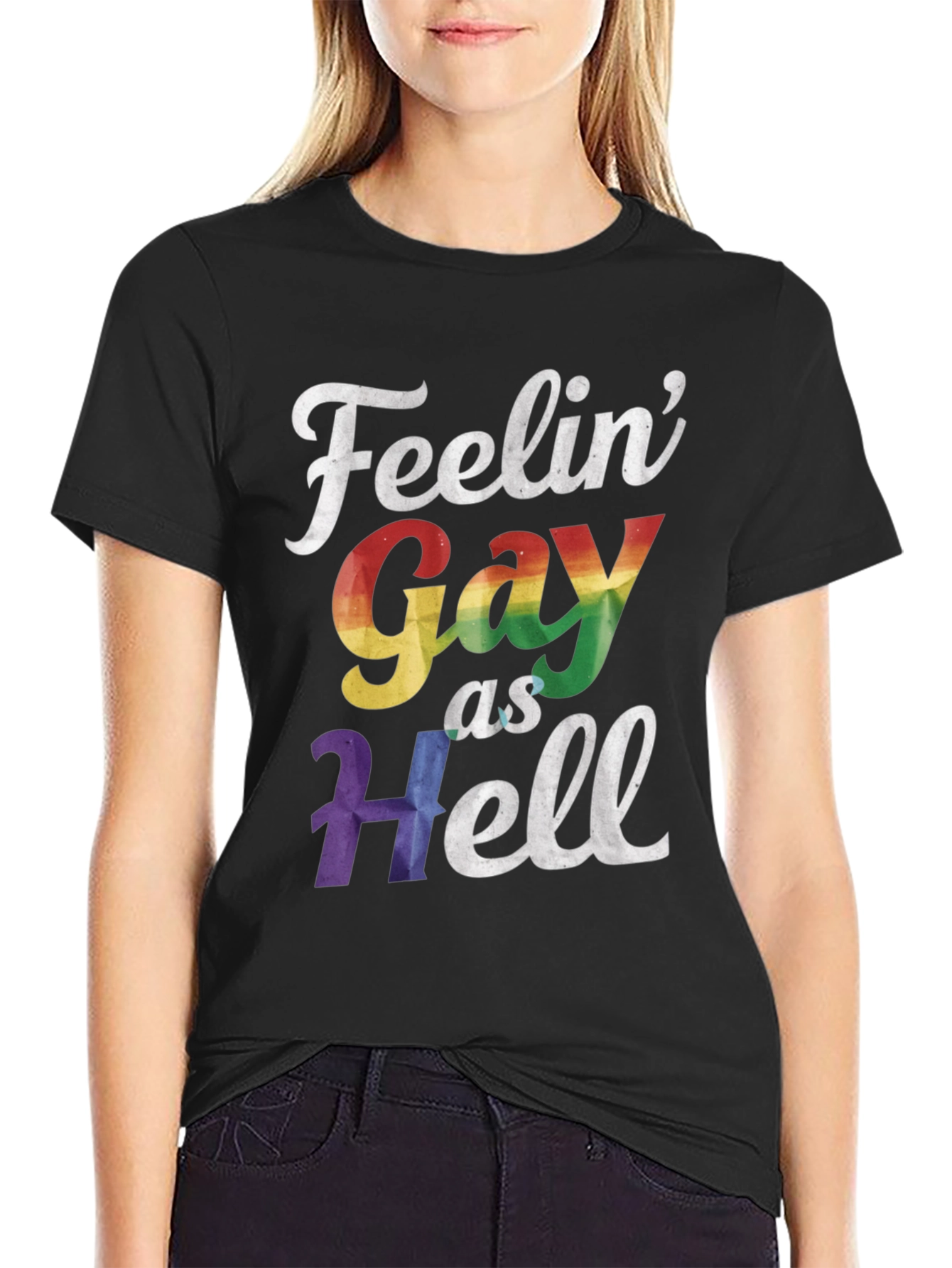Feelin Gay As Hell Graphic Tee