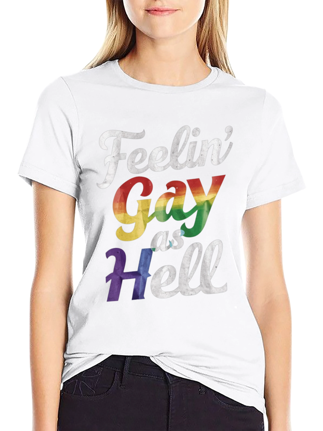Feelin Gay As Hell Graphic Tee