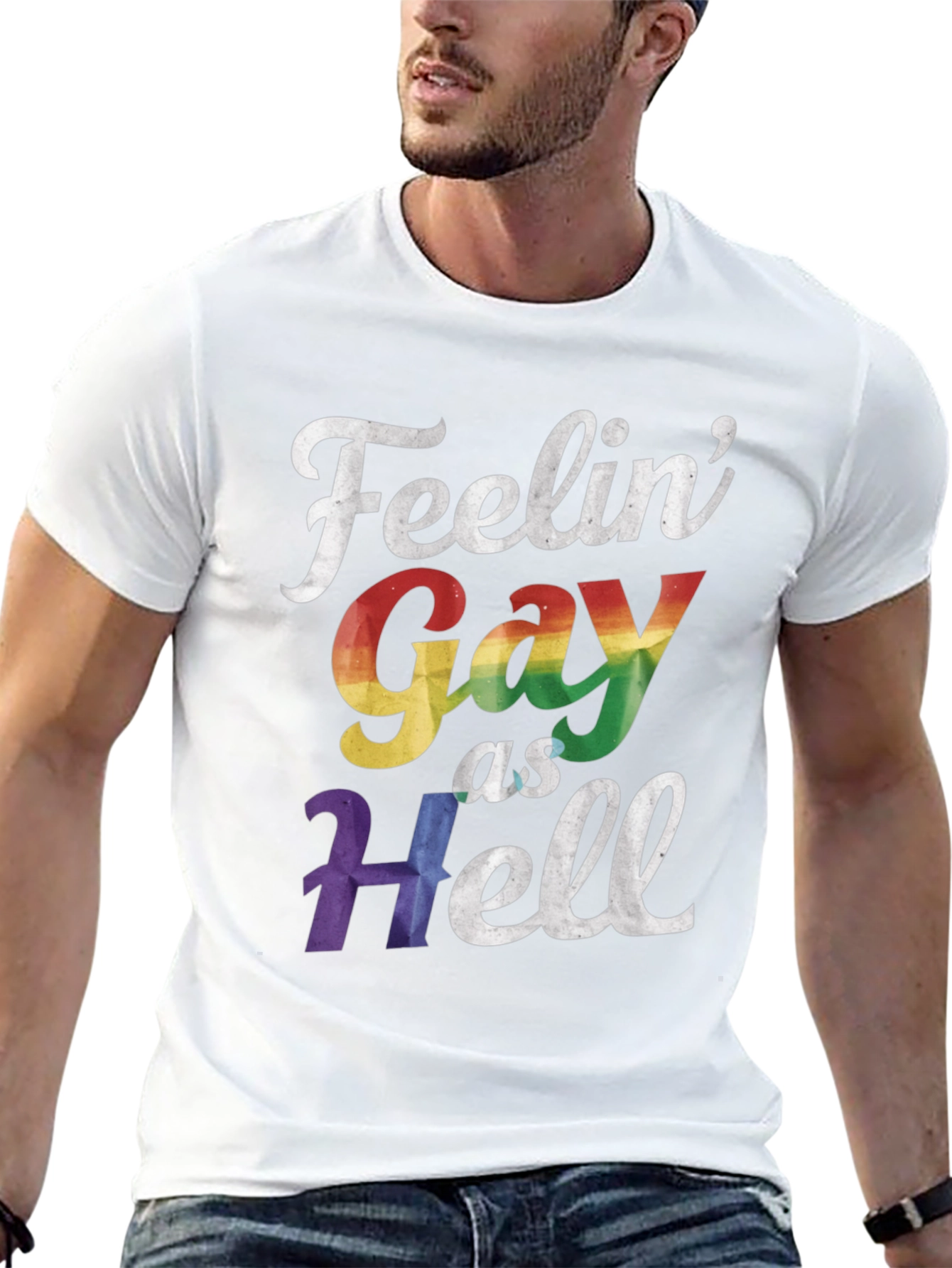 Feelin Gay As Hell Graphic Tee