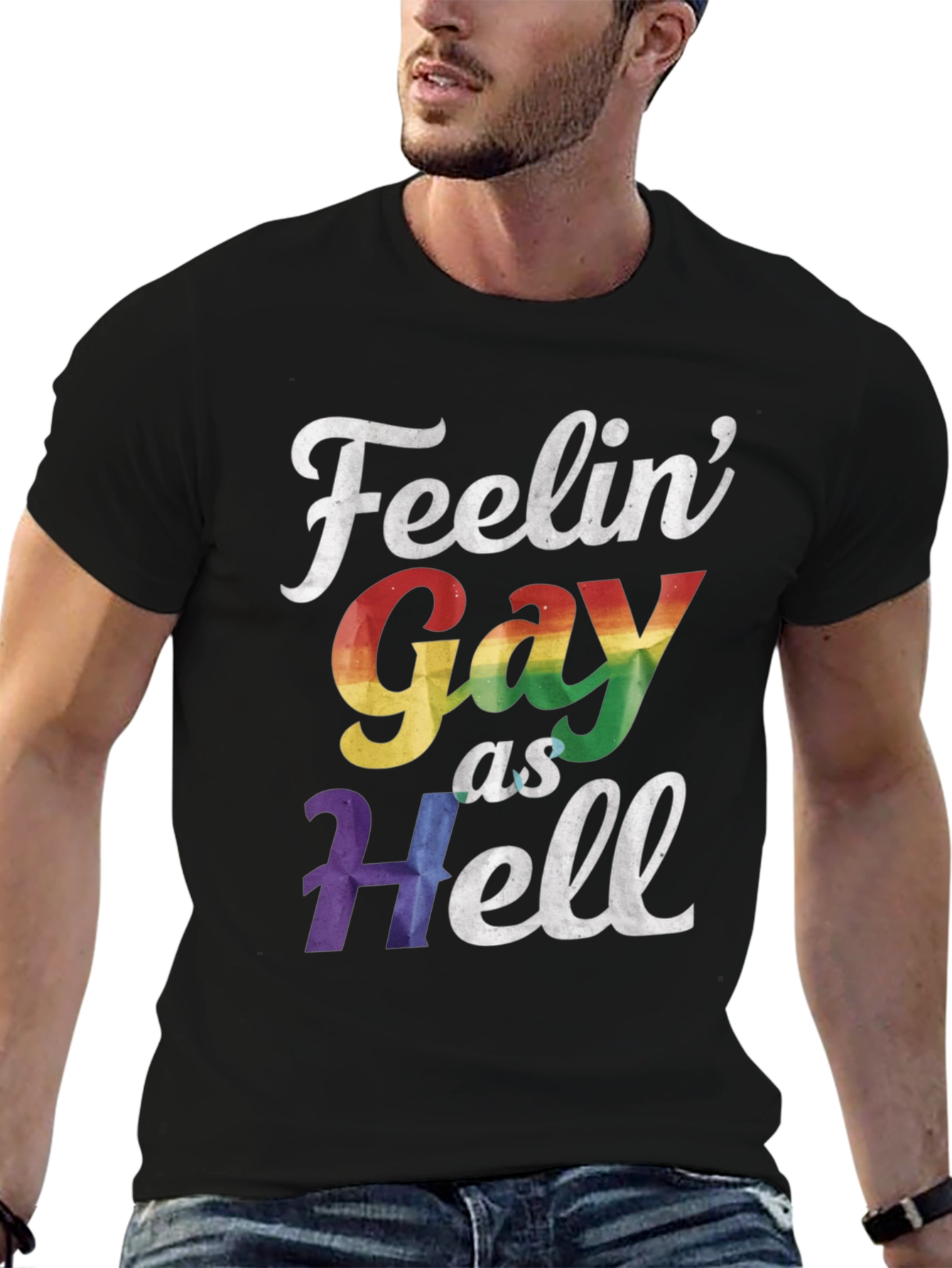 Feelin Gay As Hell Graphic Tee