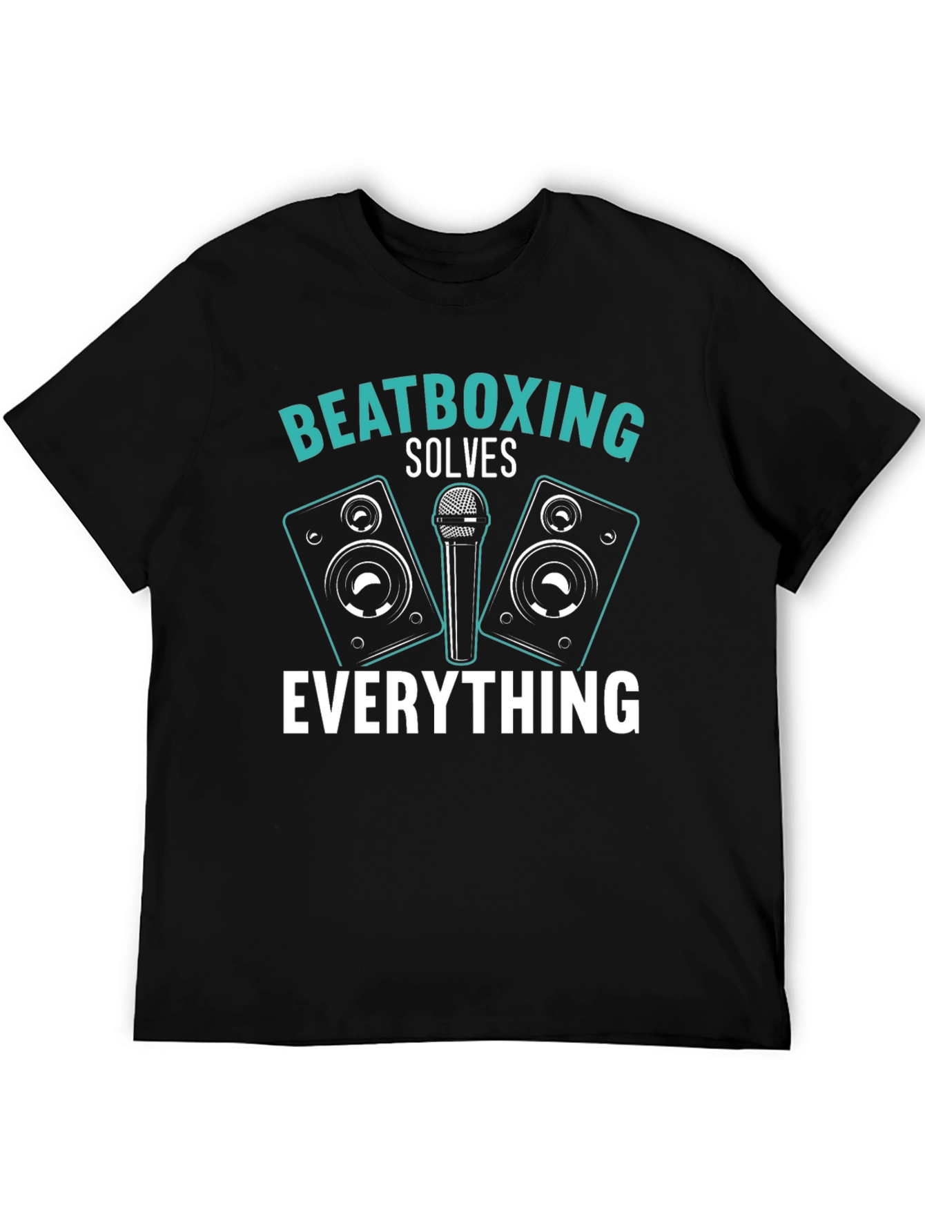 Beatboxing Solves Everything Black T-Shirt