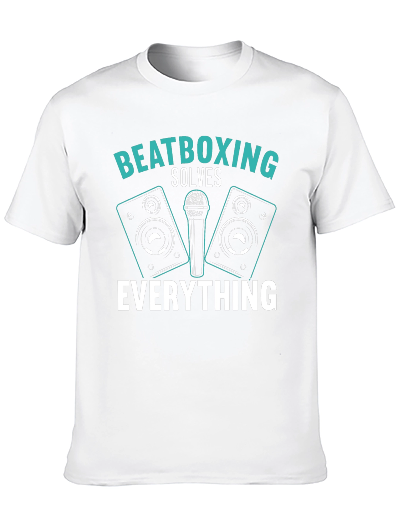 Beatboxing Solves Everything Black T-Shirt