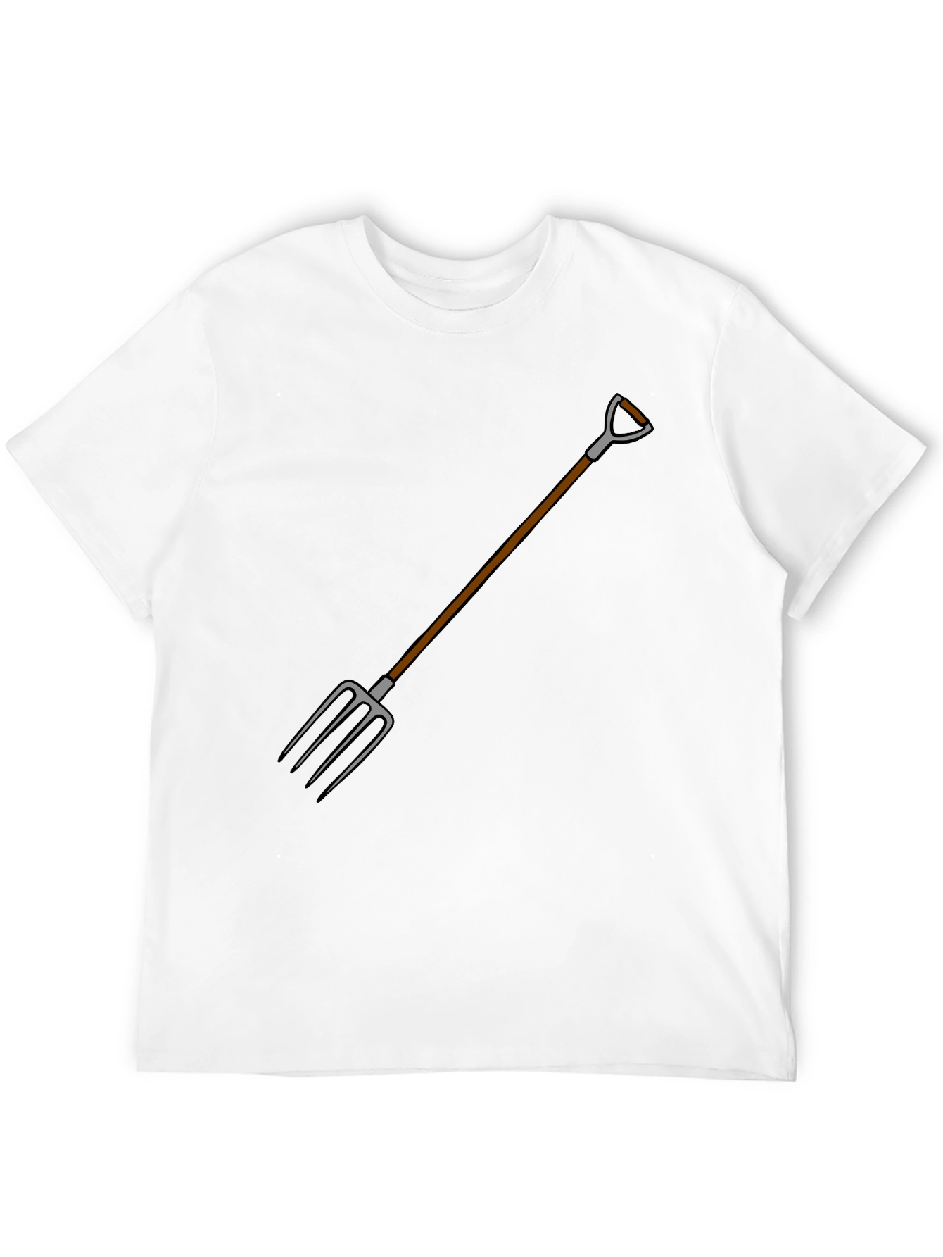 Novelty Pitchfork Graphic T-Shirt