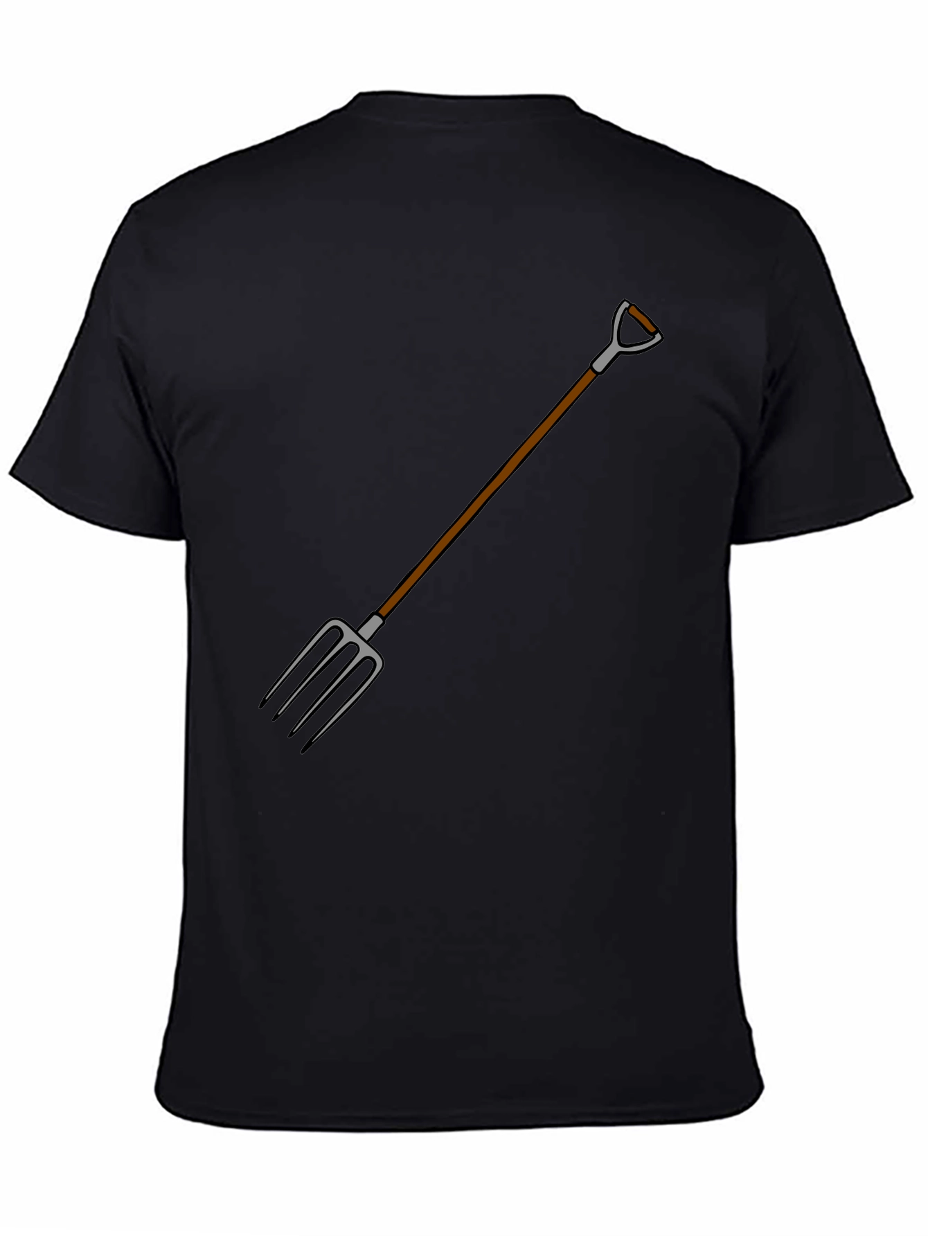 Novelty Pitchfork Graphic T-Shirt