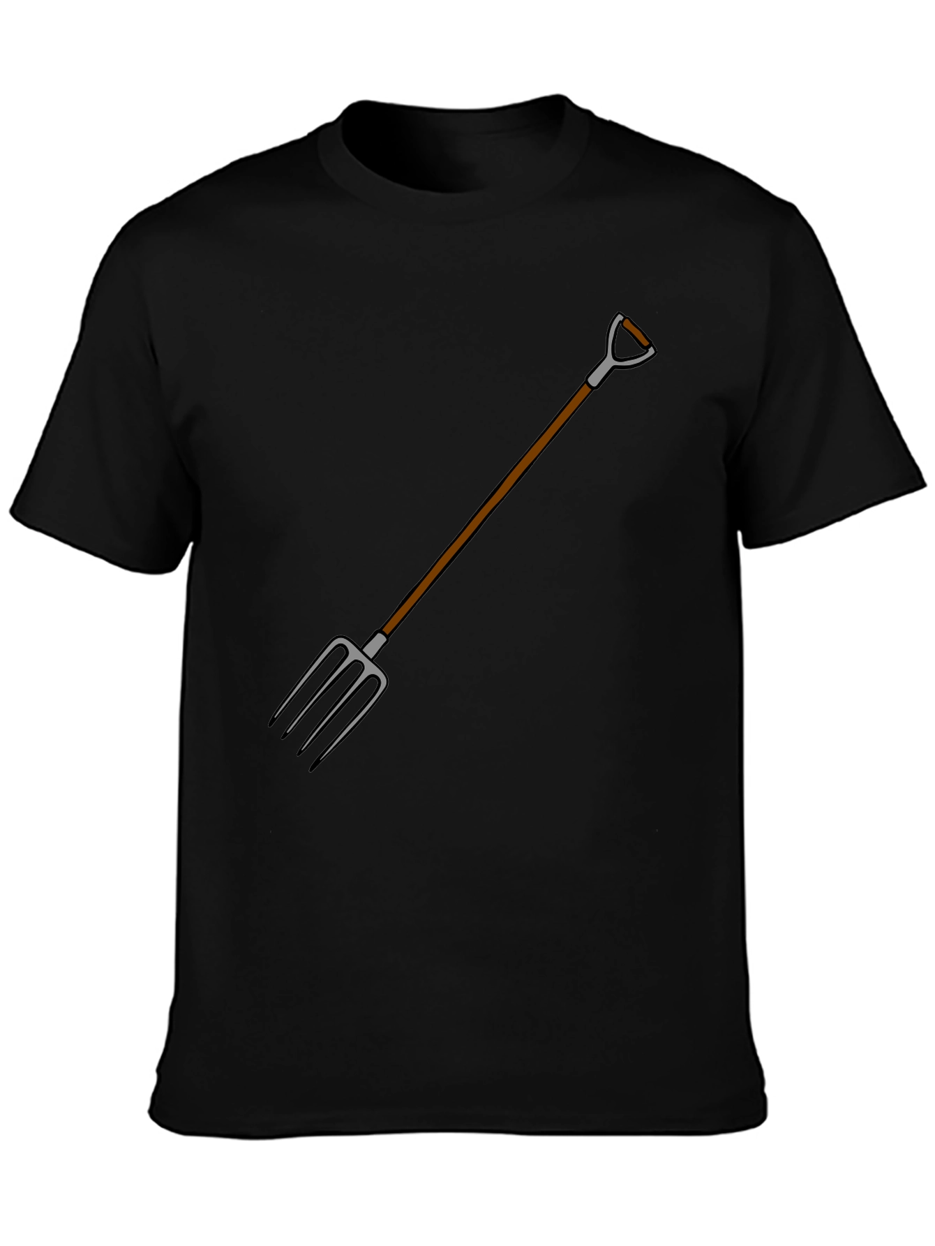 Novelty Pitchfork Graphic T-Shirt