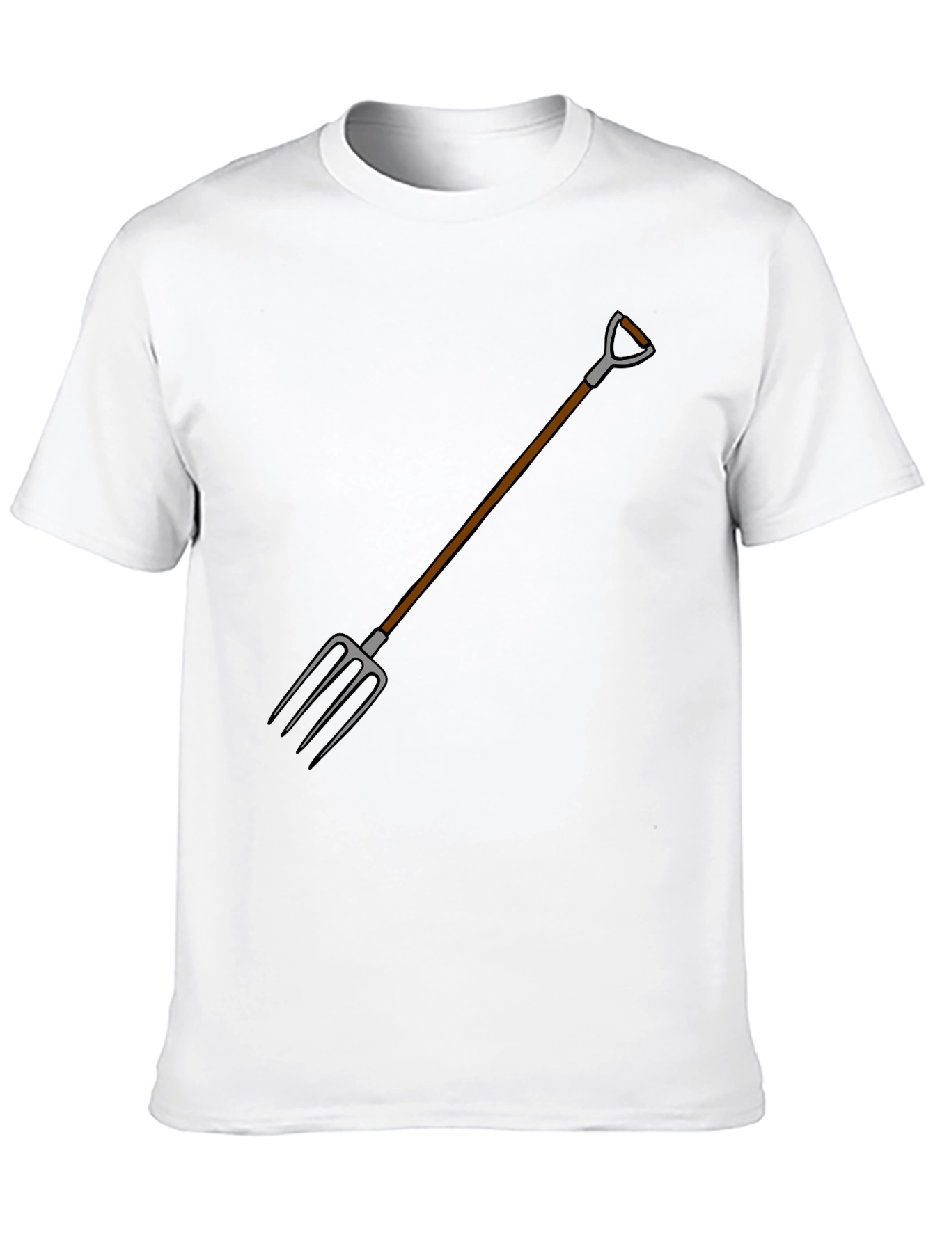 Novelty Pitchfork Graphic T-Shirt