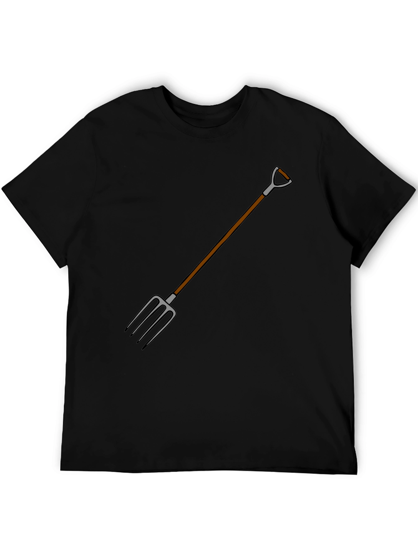 Novelty Pitchfork Graphic T-Shirt