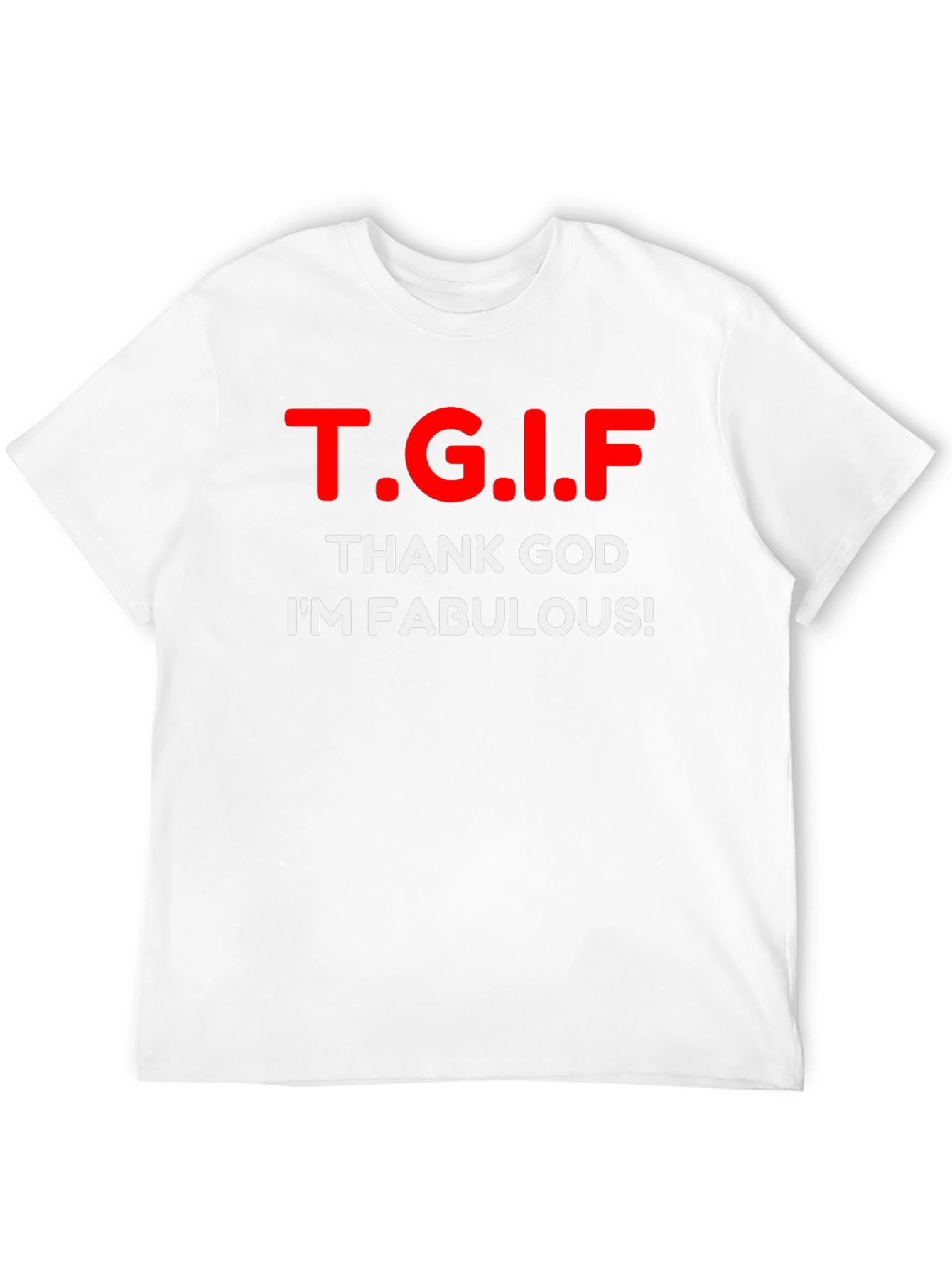 TGIF Fabulous Graphic T-Shirt - Black