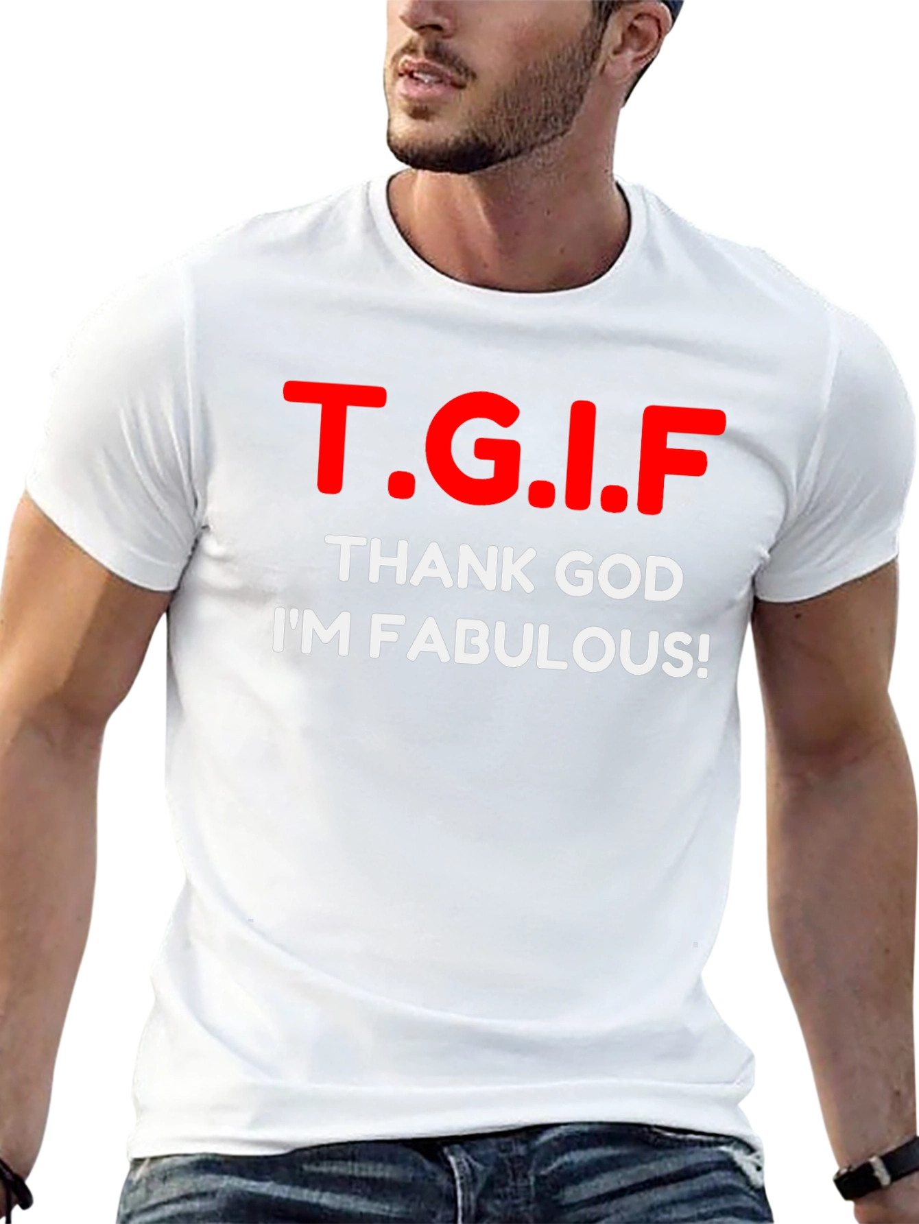 TGIF Fabulous Graphic T-Shirt - Black