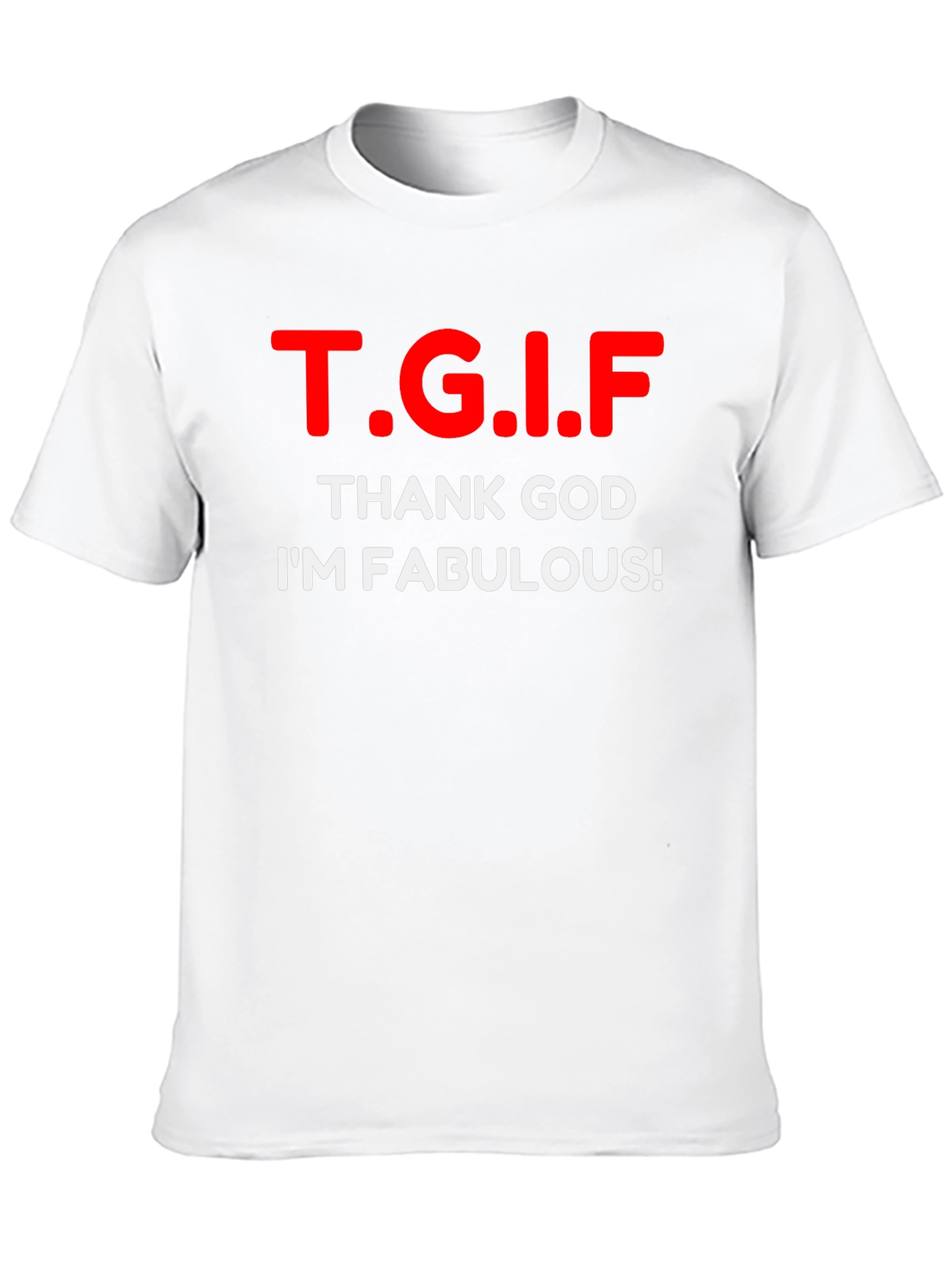 TGIF Fabulous Graphic T-Shirt - Black