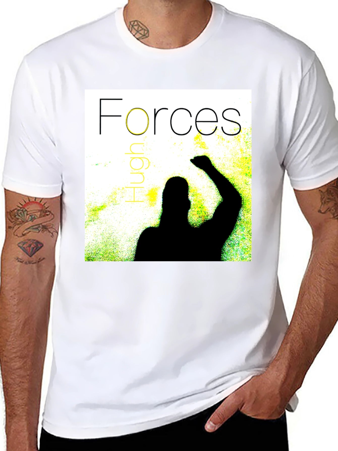 Forces Hugh Graphic Tee Black