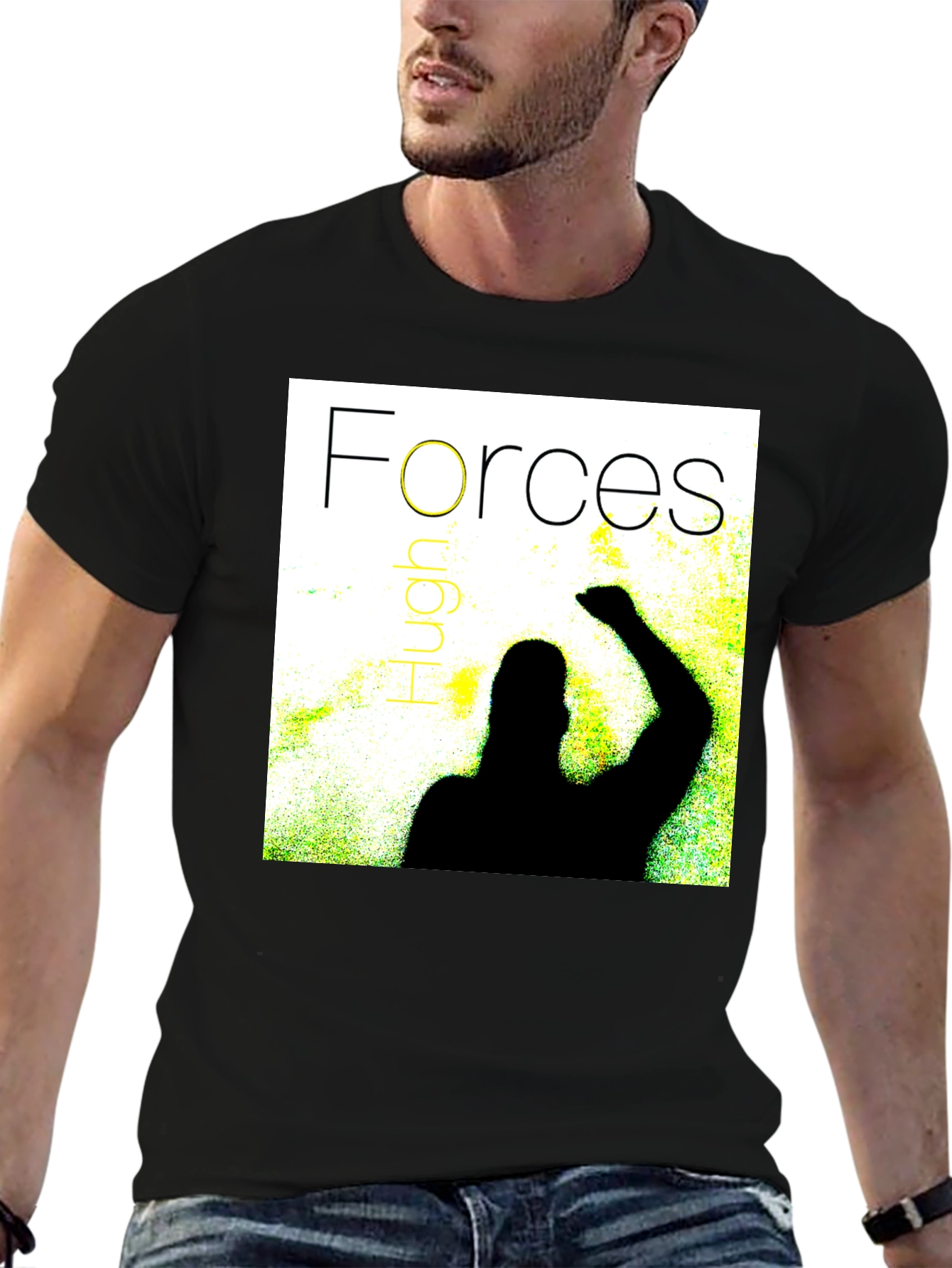 Forces Hugh Graphic Tee Black