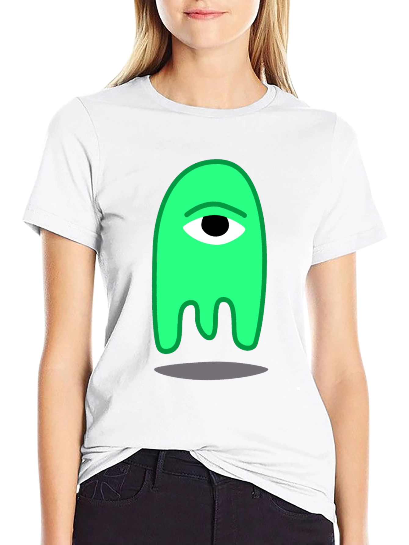 One-Eyed Green Monster Graphic Tee