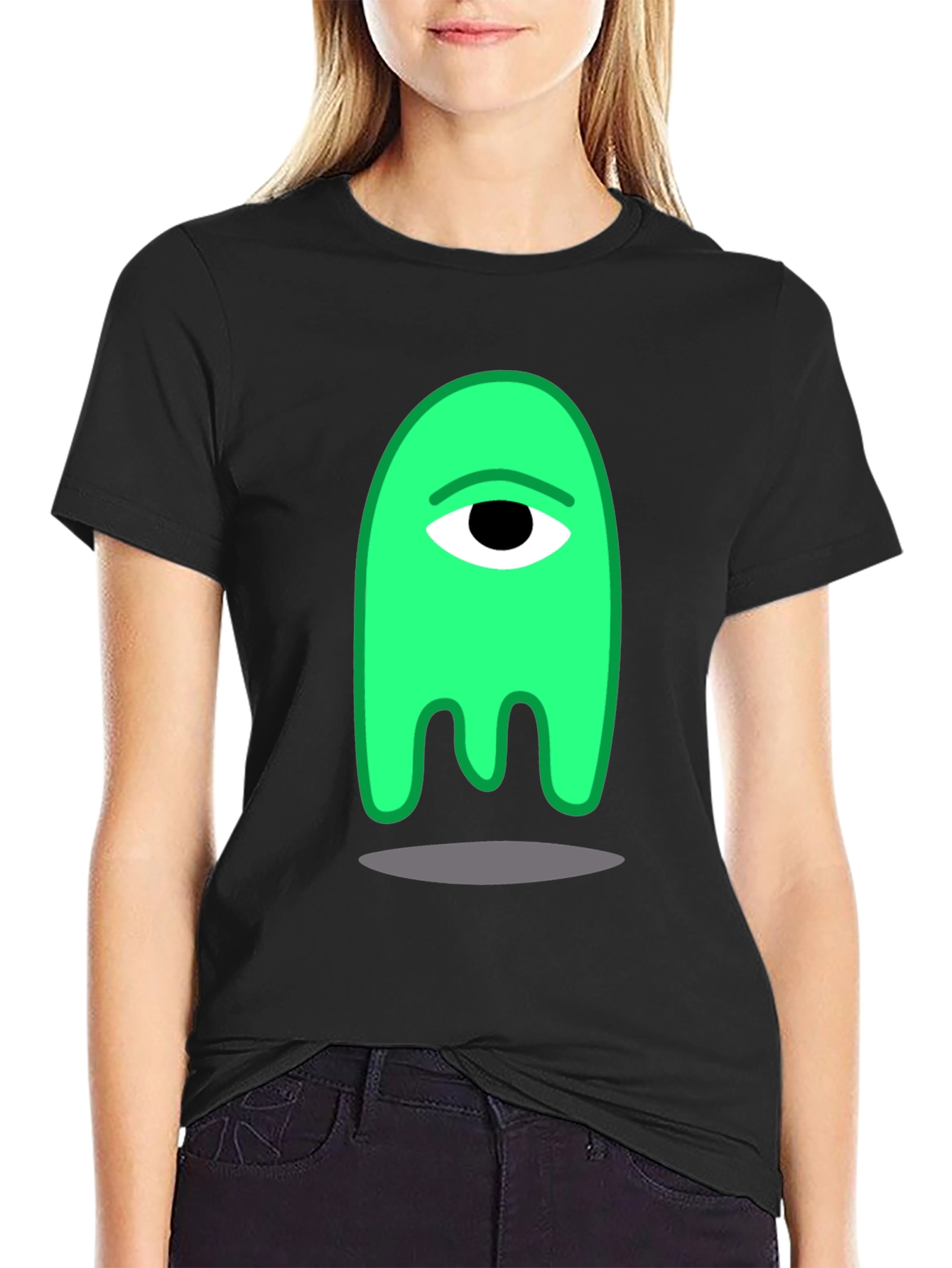 One-Eyed Green Monster Graphic Tee