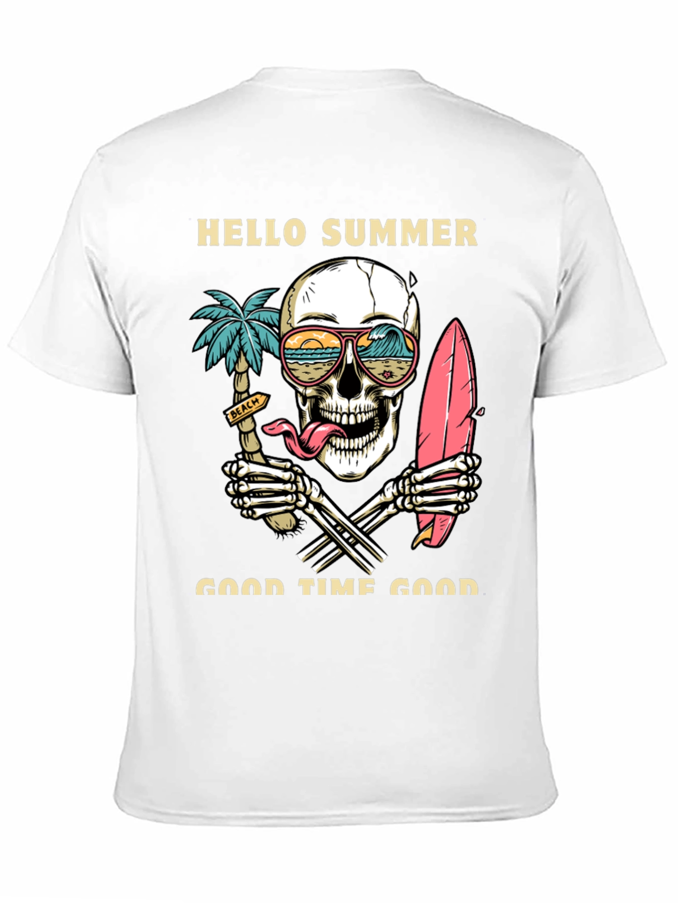 Hello Summer Skeleton T-Shirt