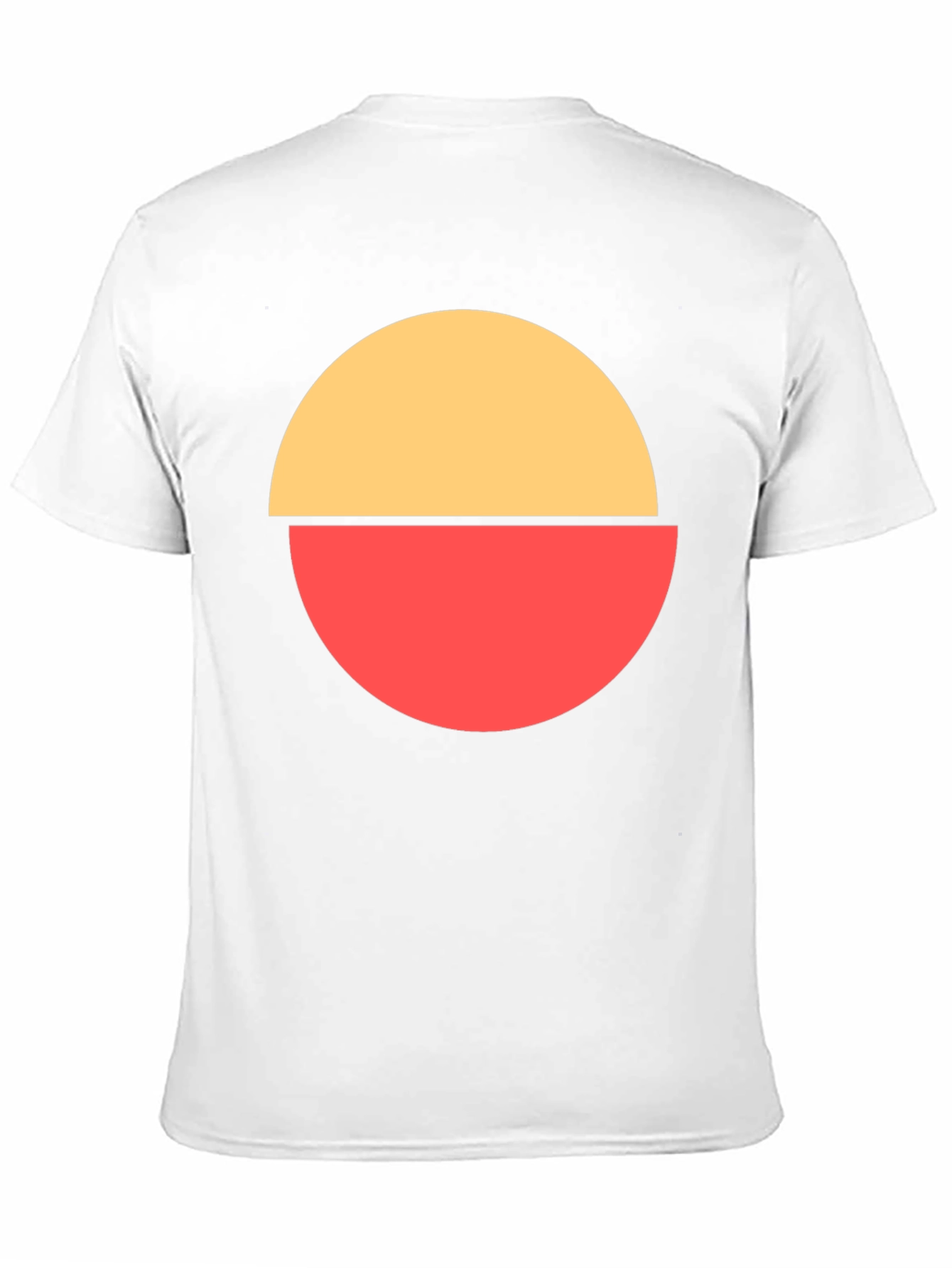 Abstract Circle Graphic Tee - Modern Casual Style