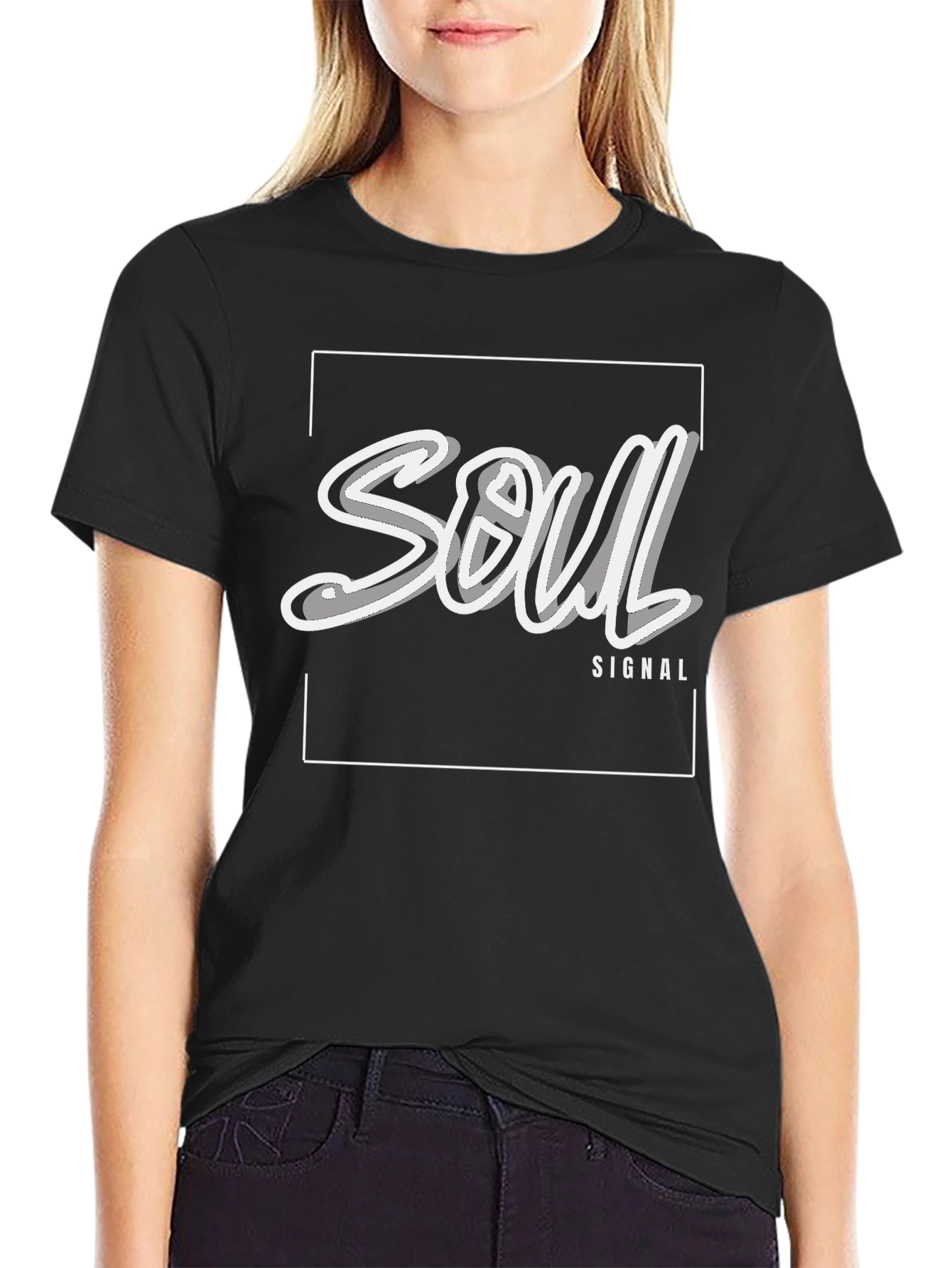 Soul Signal Black Graphic Tee