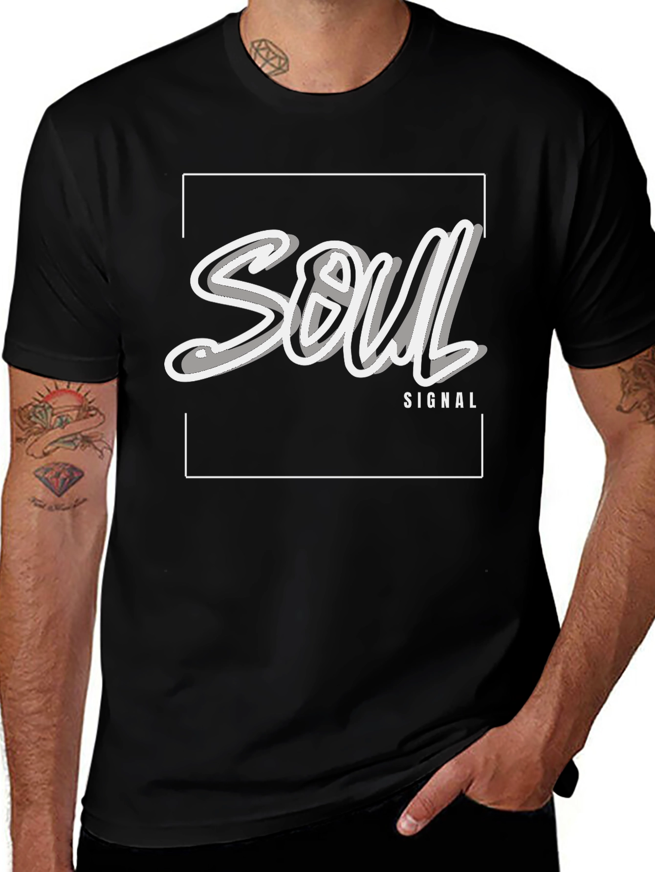 Soul Signal Black Graphic Tee