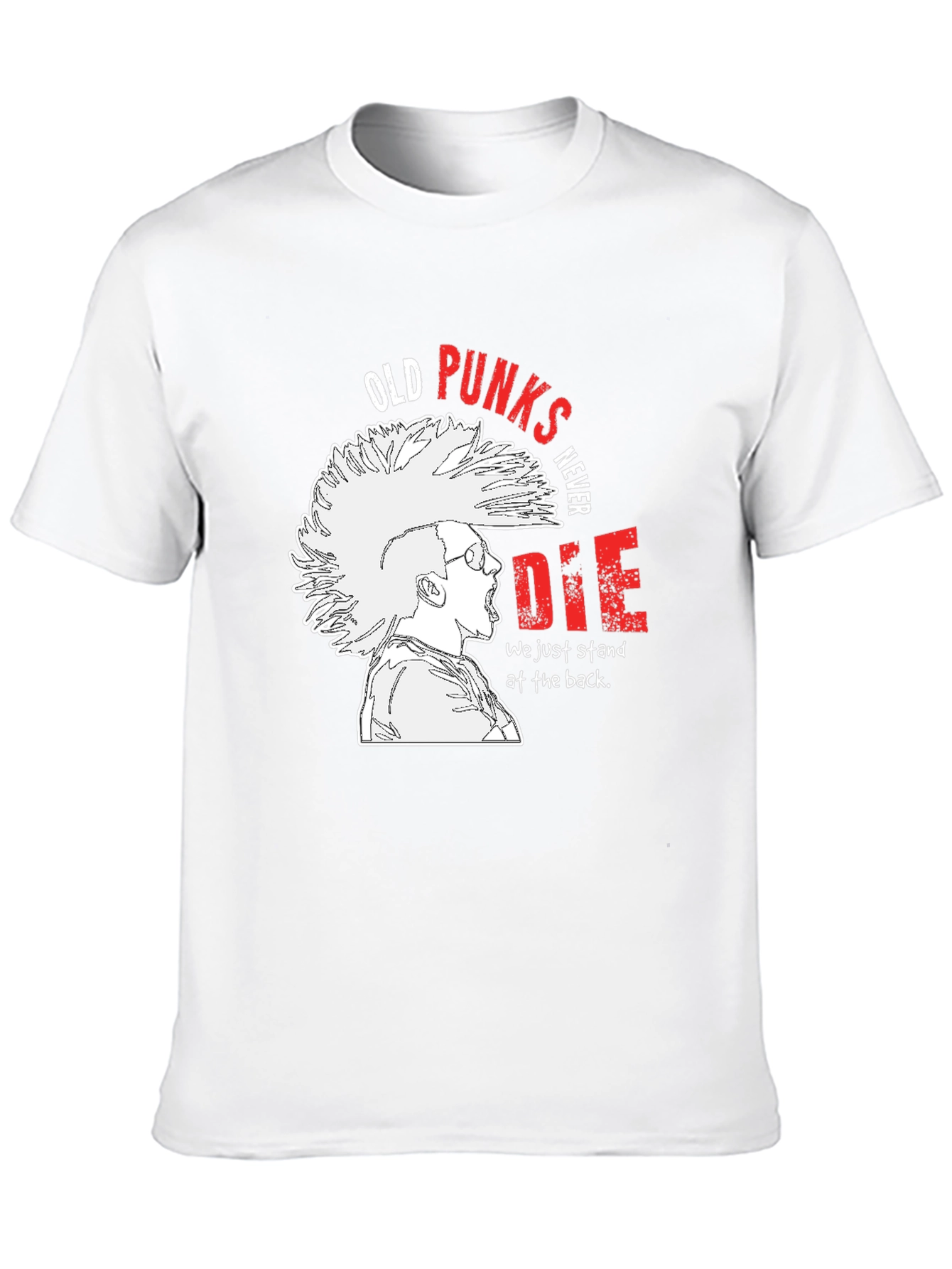 Old Punks Never Die Graphic T-Shirt
