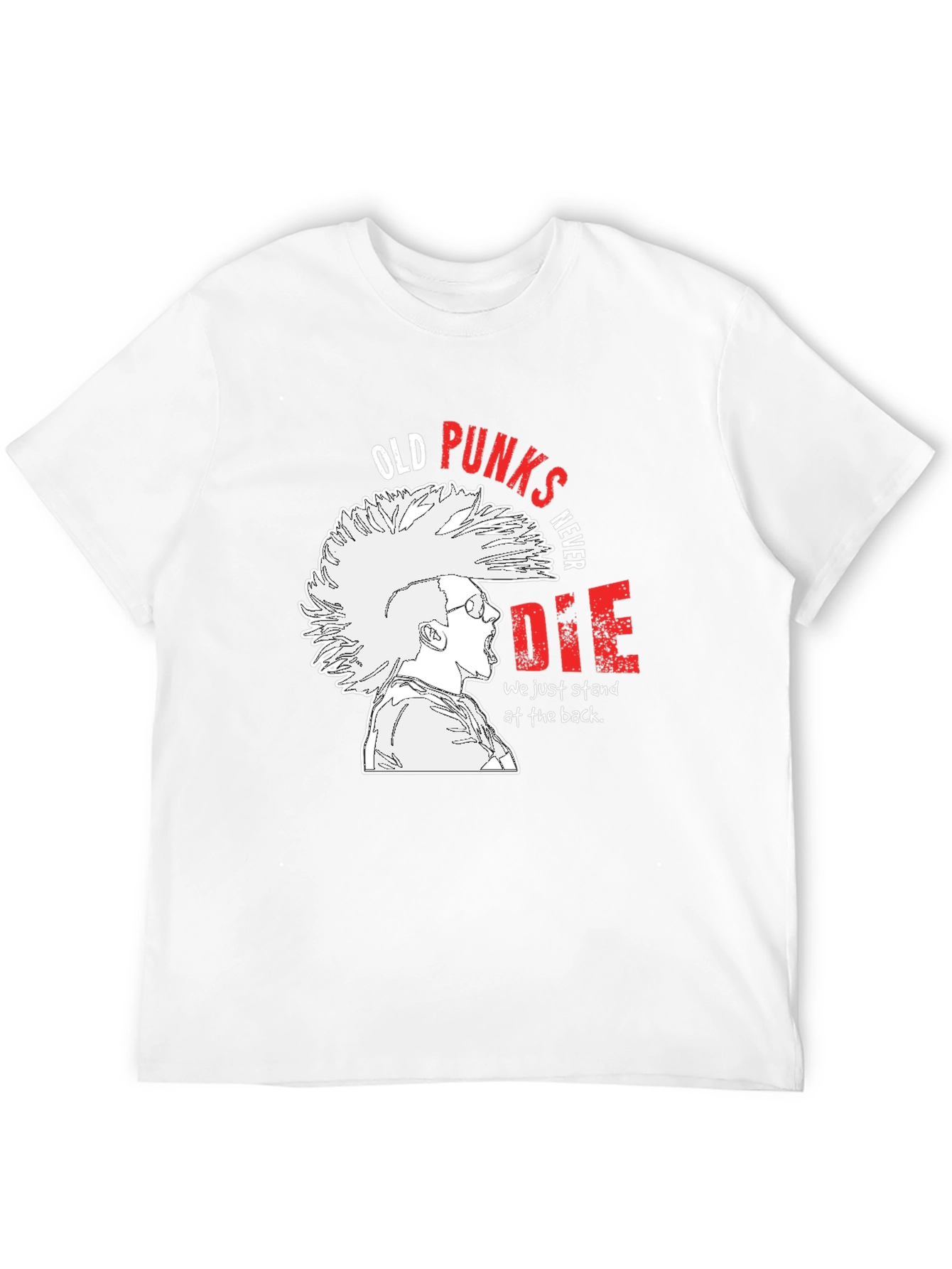 Old Punks Never Die Graphic T-Shirt