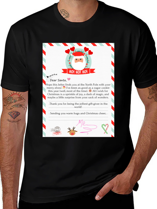 Letter to Santa T-Shirt - Christmas Gift Tee