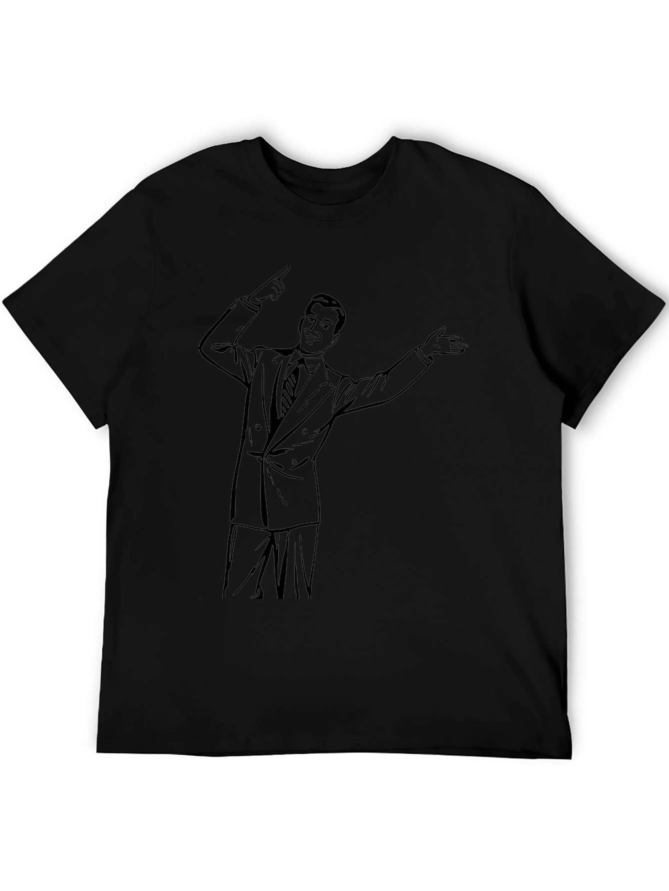 Retro Cartoon Salesman Graphic Tee