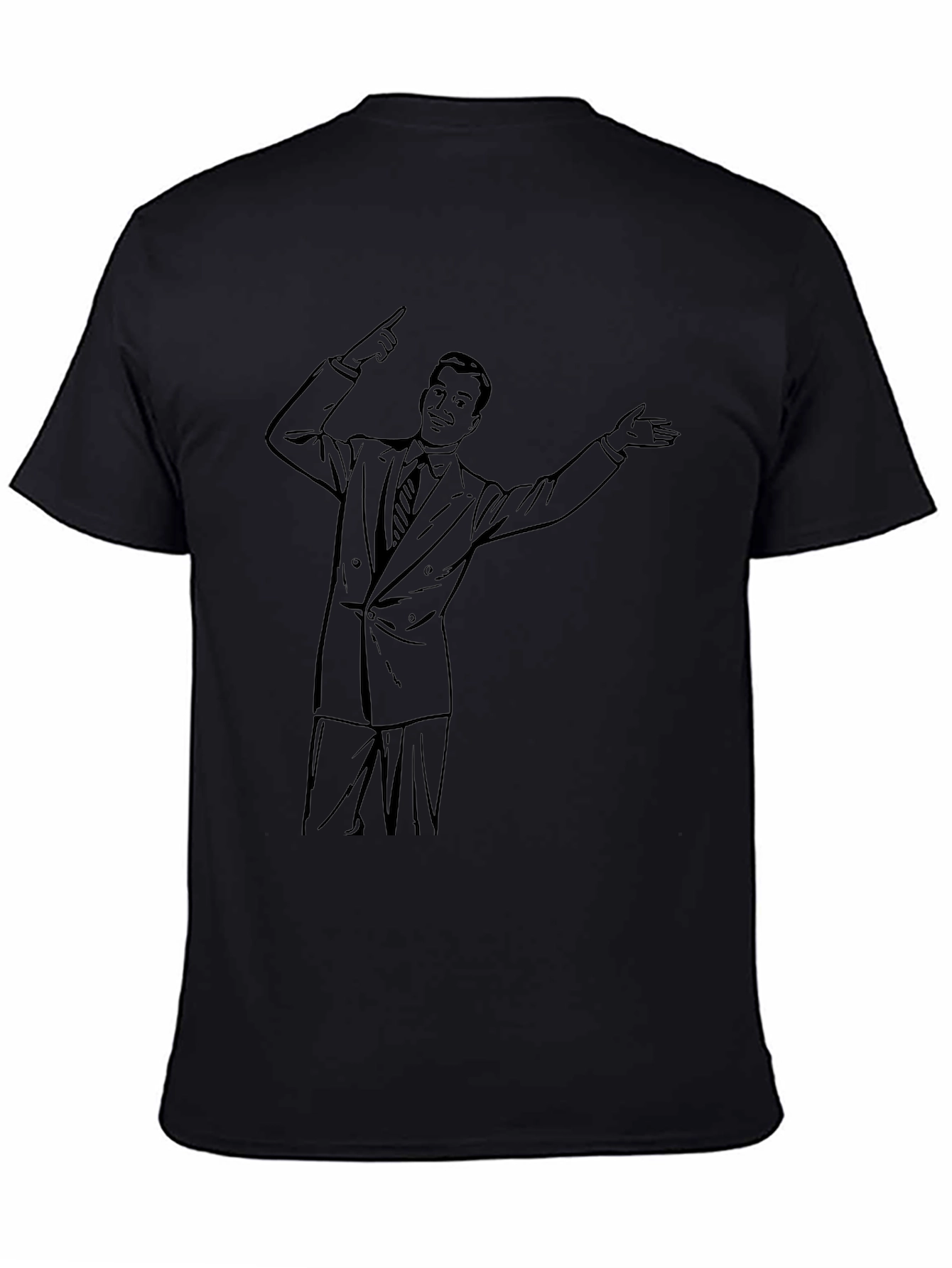 Retro Cartoon Salesman Graphic Tee