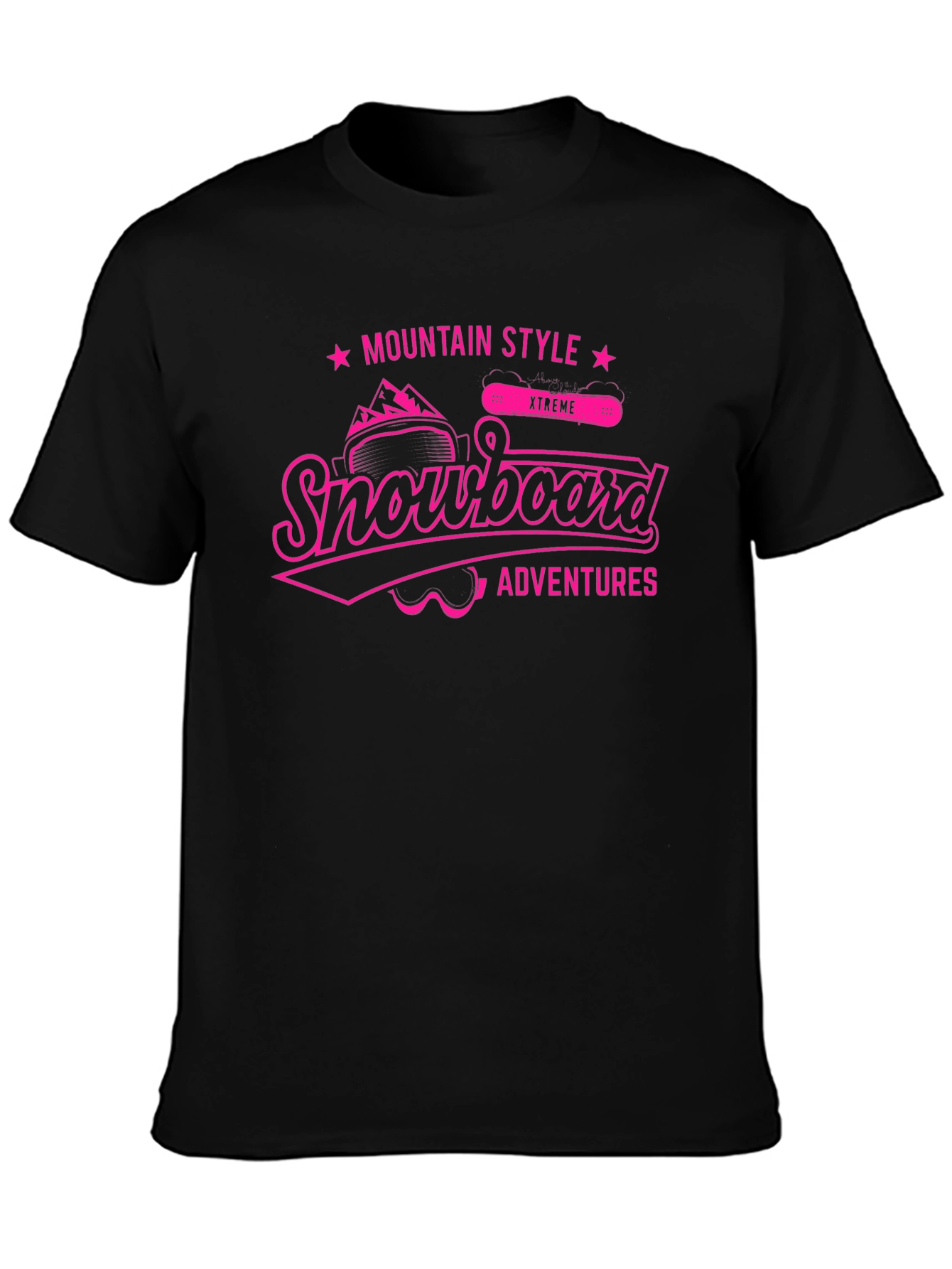 Snowboard Adventures T-Shirt - Mountain Style Tee