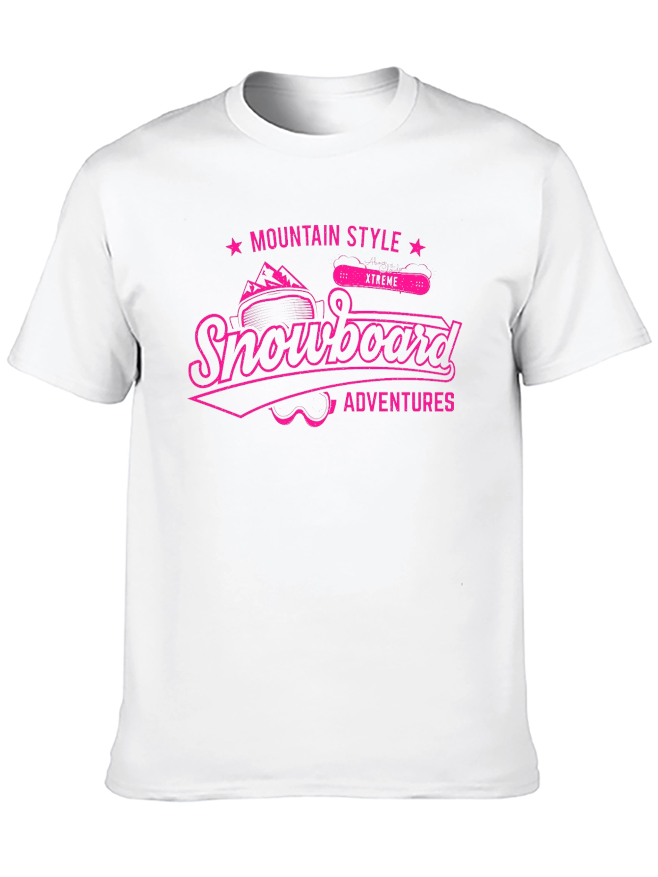 Snowboard Adventures T-Shirt - Mountain Style Tee