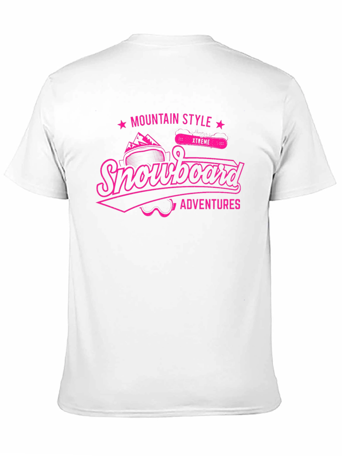 Snowboard Adventures T-Shirt - Mountain Style Tee