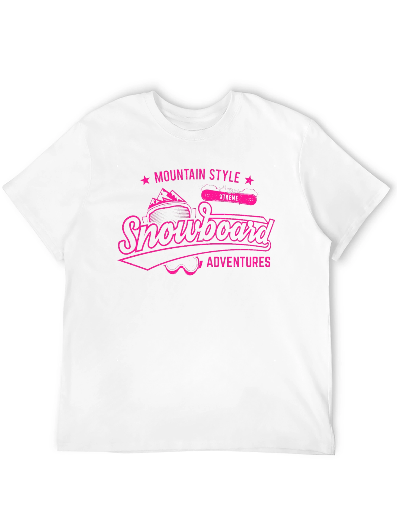 Snowboard Adventures T-Shirt - Mountain Style Tee