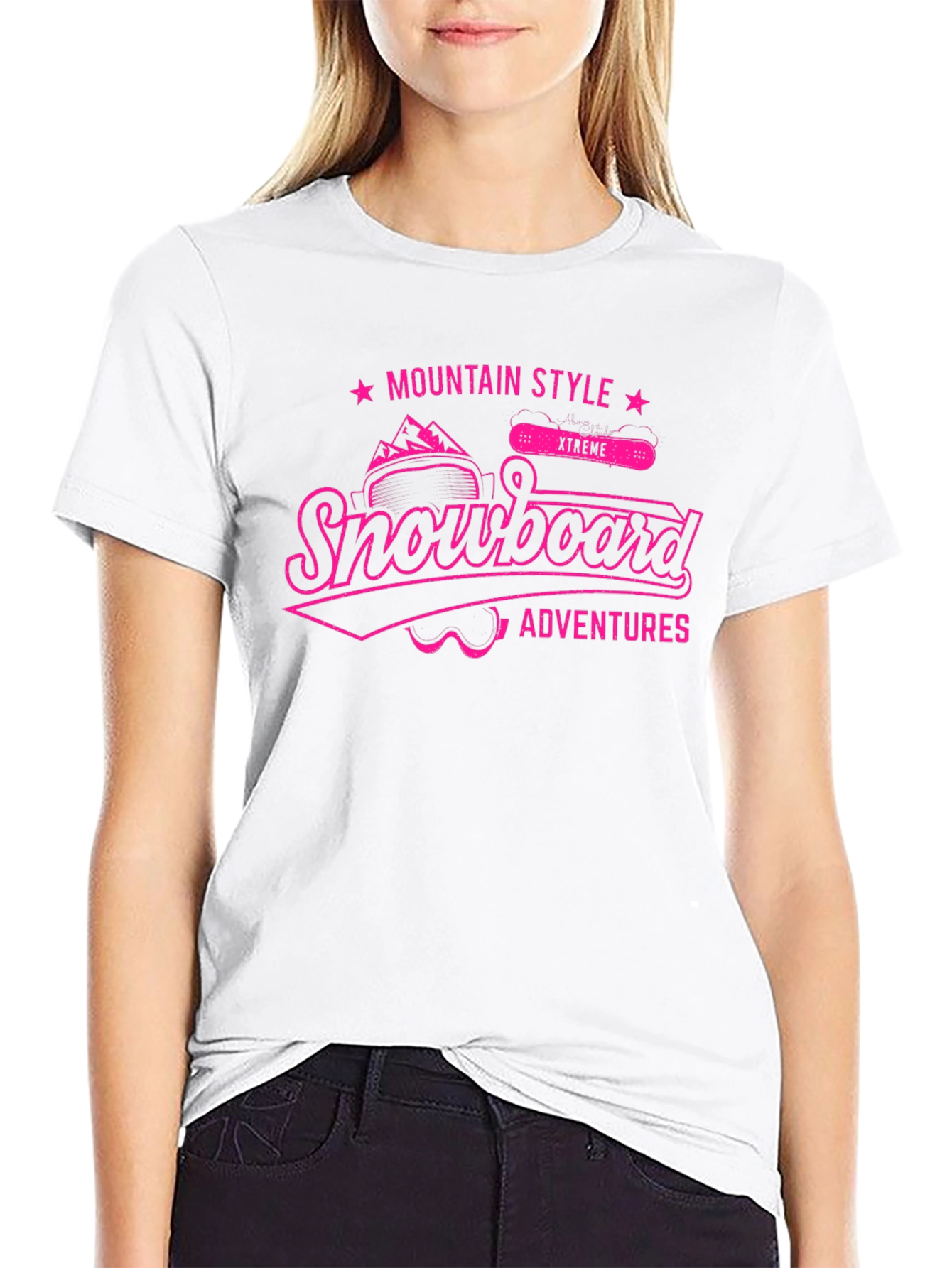 Snowboard Adventures T-Shirt - Mountain Style Tee