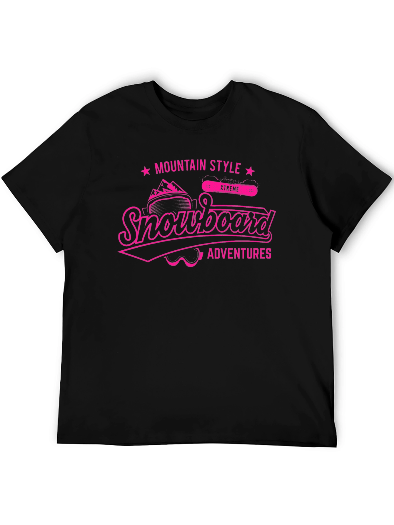 Snowboard Adventures T-Shirt - Mountain Style Tee