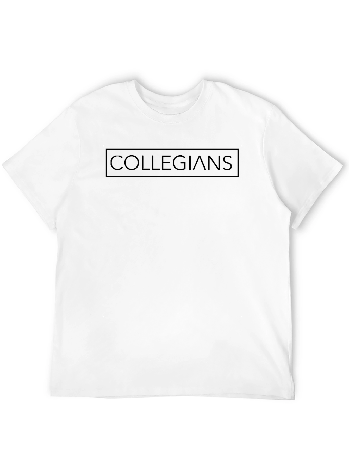 Collegians Black Crew Neck T-Shirt