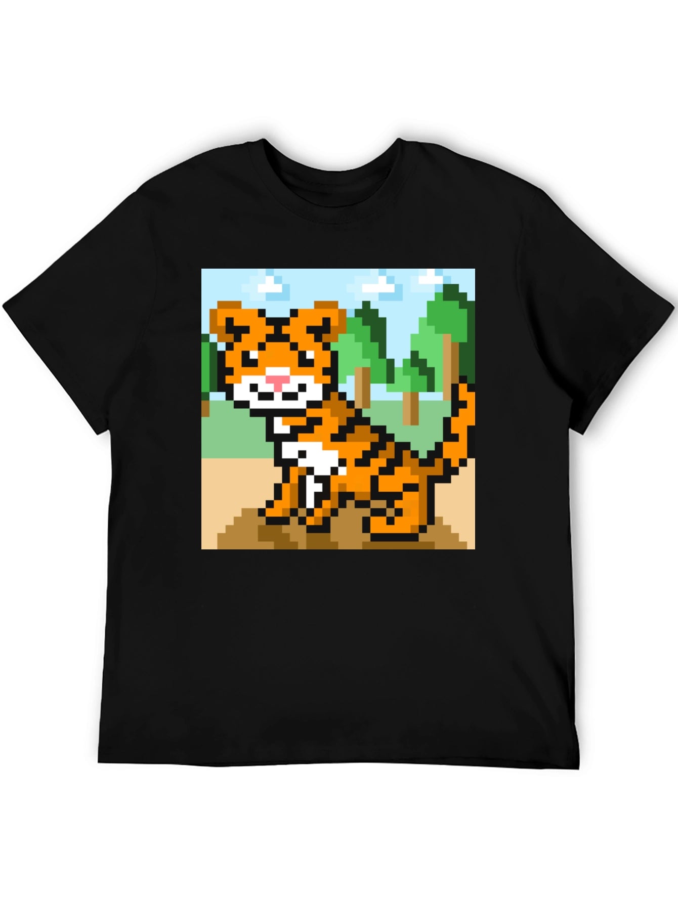 Pixel Tiger Graphic Tee