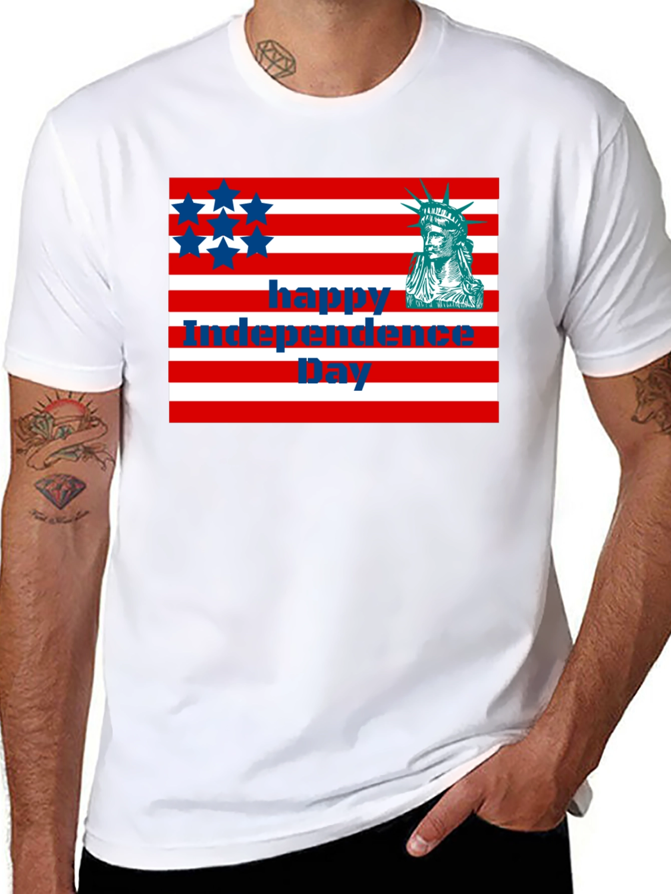 Happy Independence Day Graphic T-Shirt