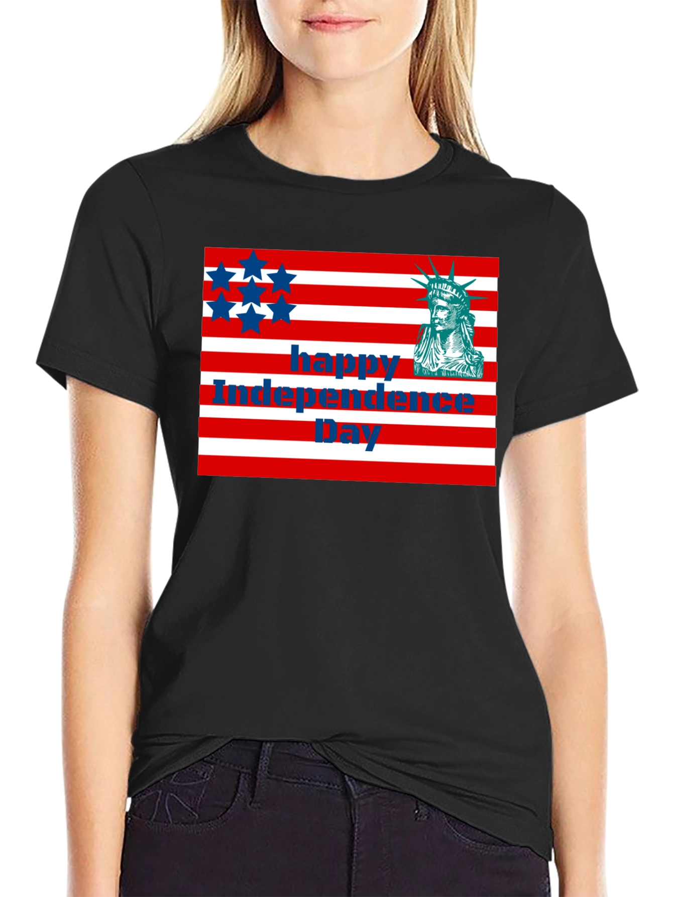 Happy Independence Day Graphic T-Shirt
