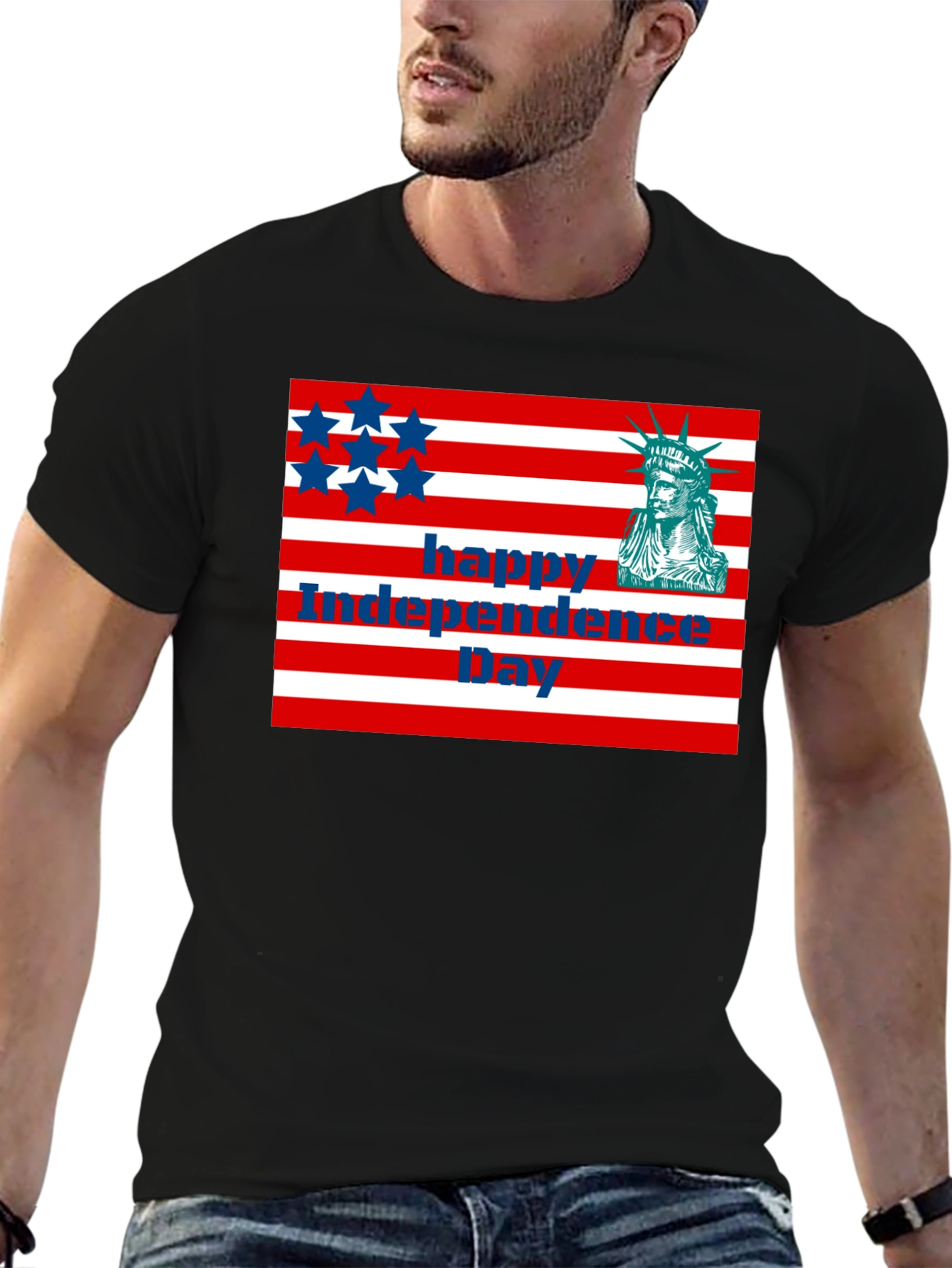 Happy Independence Day Graphic T-Shirt