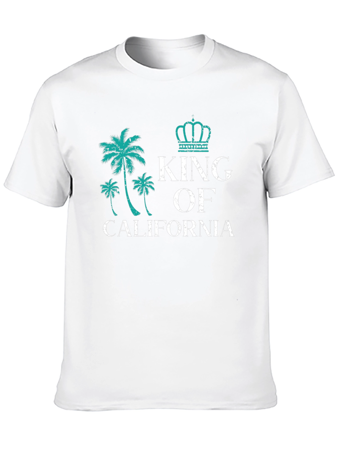 King of California Black Graphic Tee