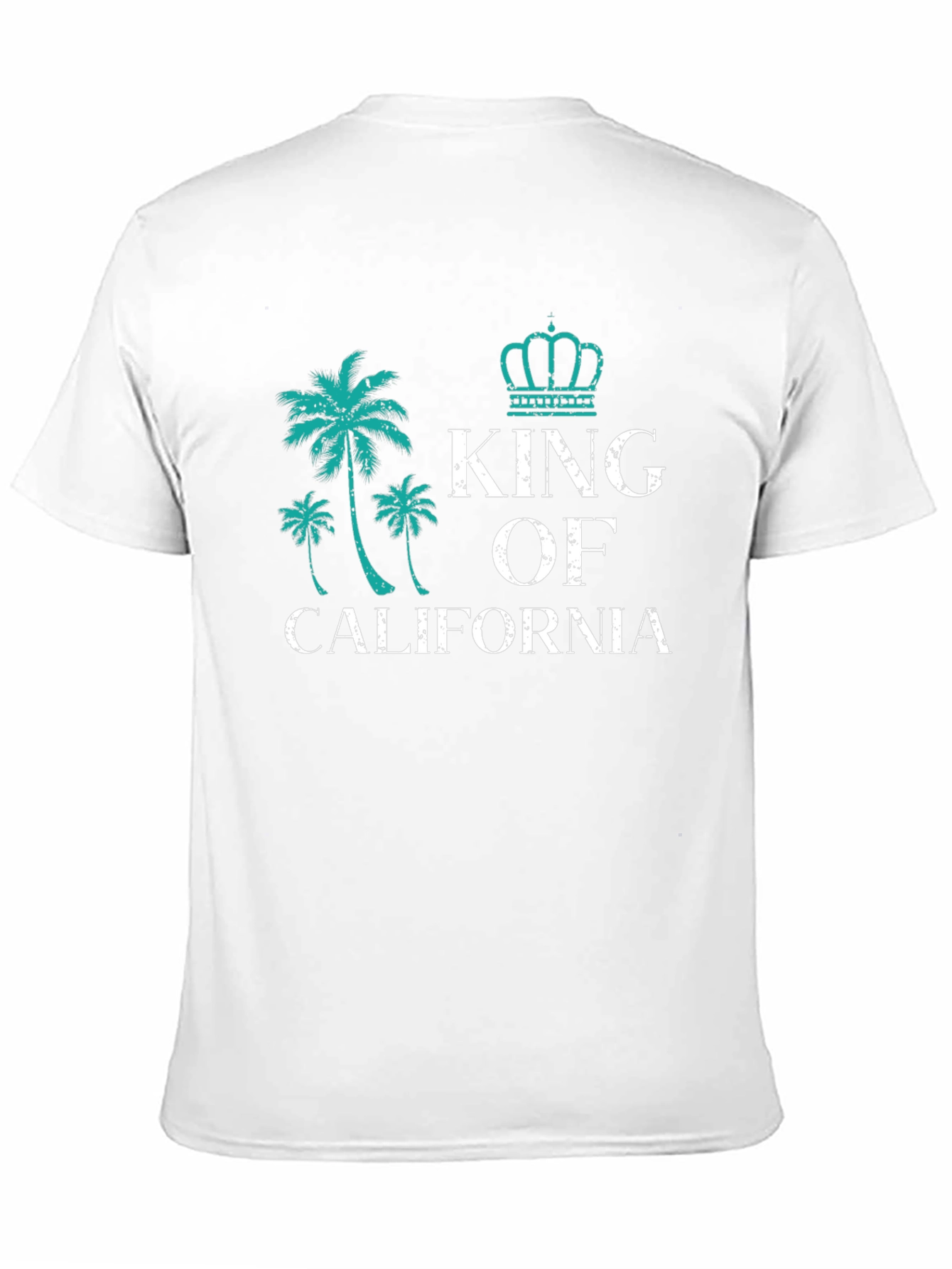 King of California Black Graphic Tee