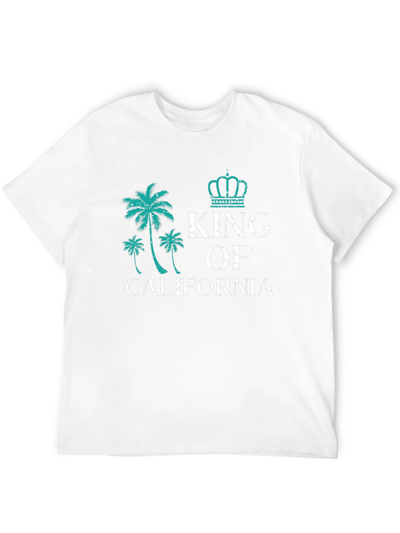 King of California Black Graphic Tee