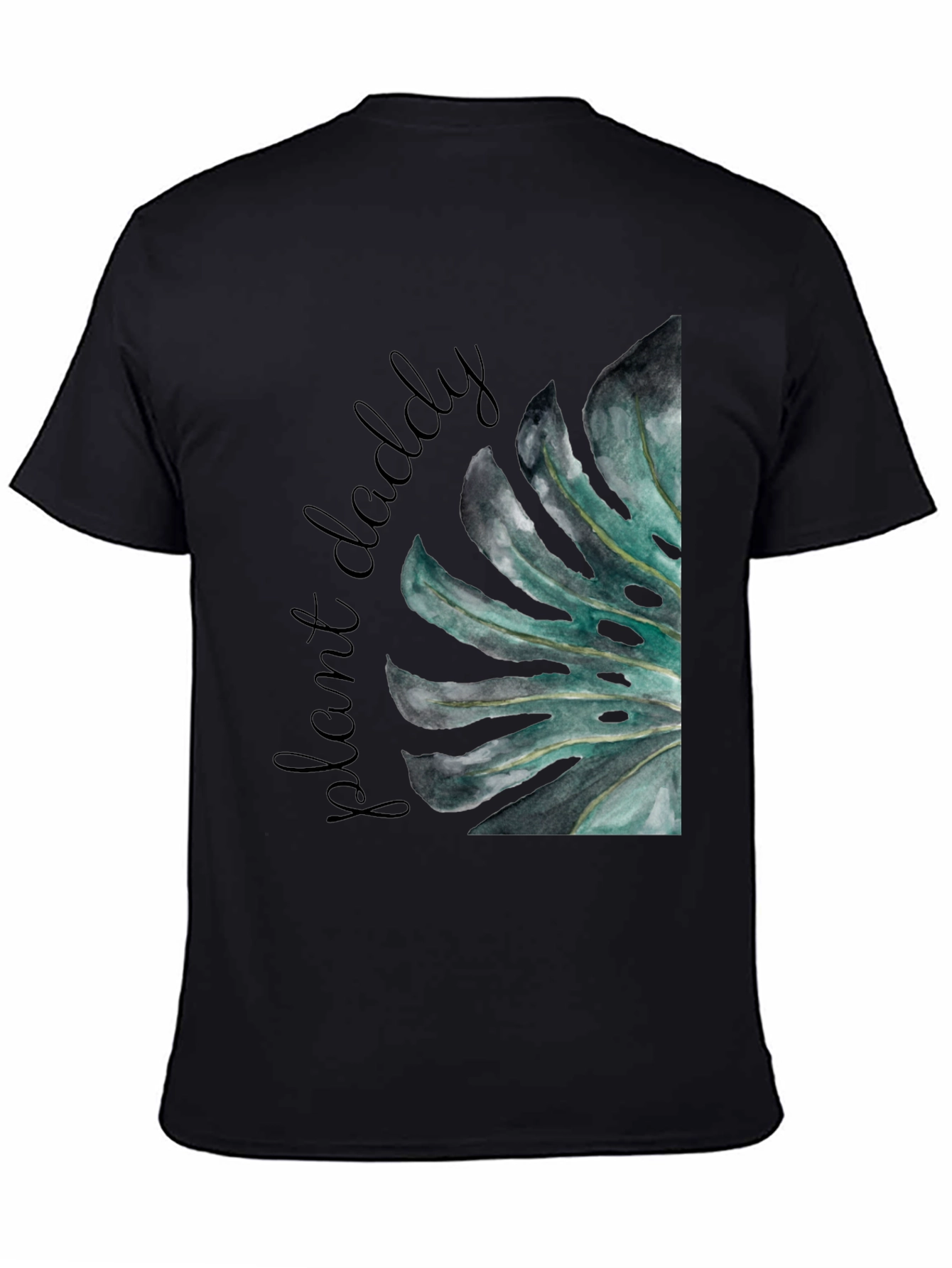 Plant Daddy Graphic Tee - Monstera Leaf Design