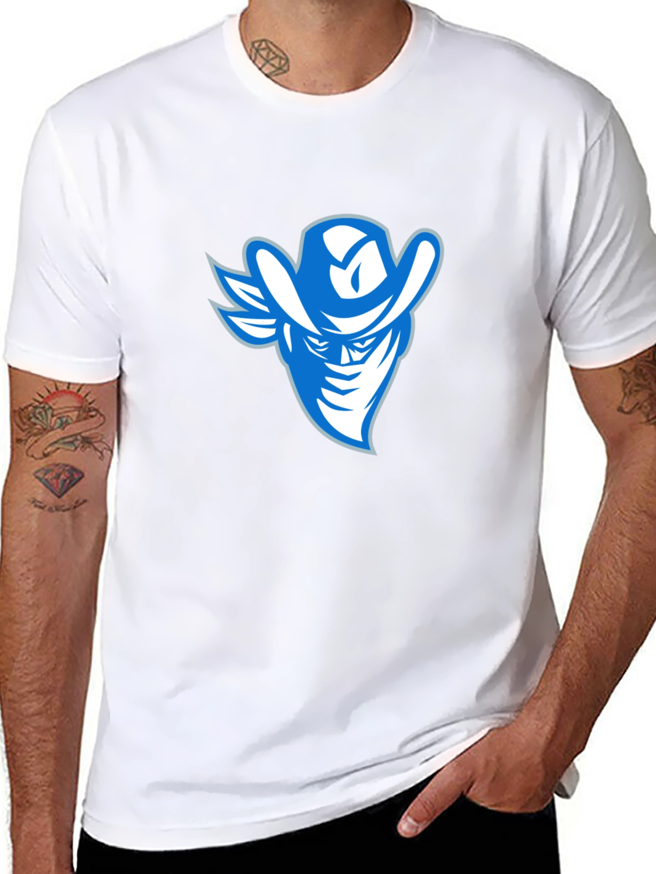 Cowboy Bandit Graphic Tee - Cool Casual Style